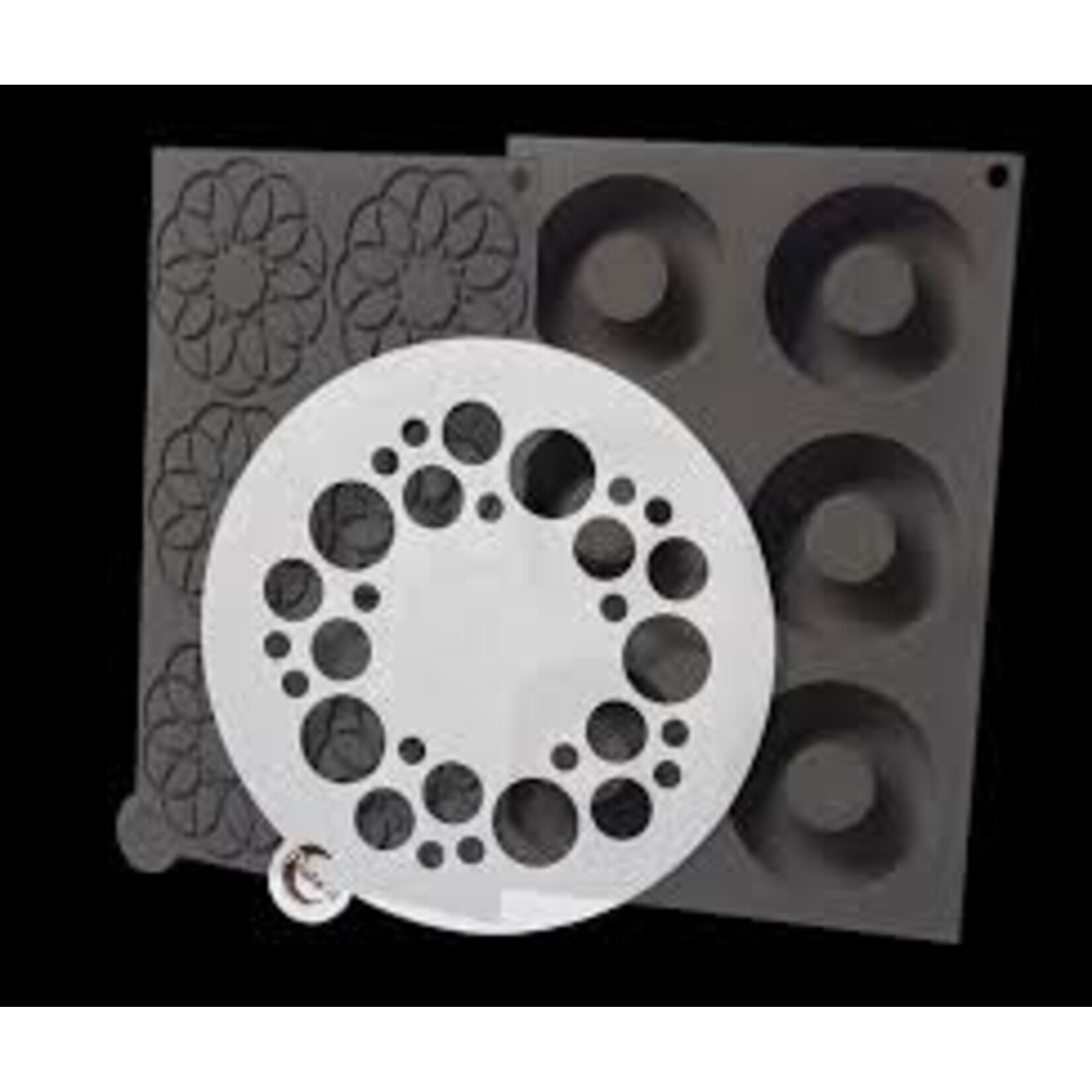 PLATE IT - Garneermallen Circle 3 Piece Mold Set