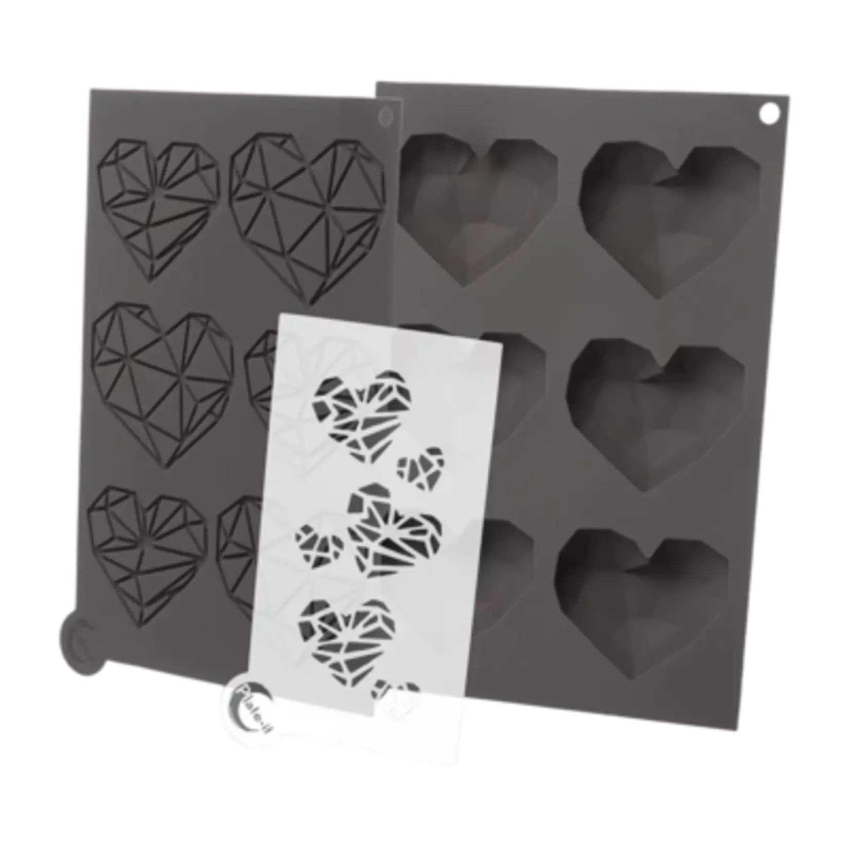 PLATE IT - Love at First Bite 3 Piece Mold Set