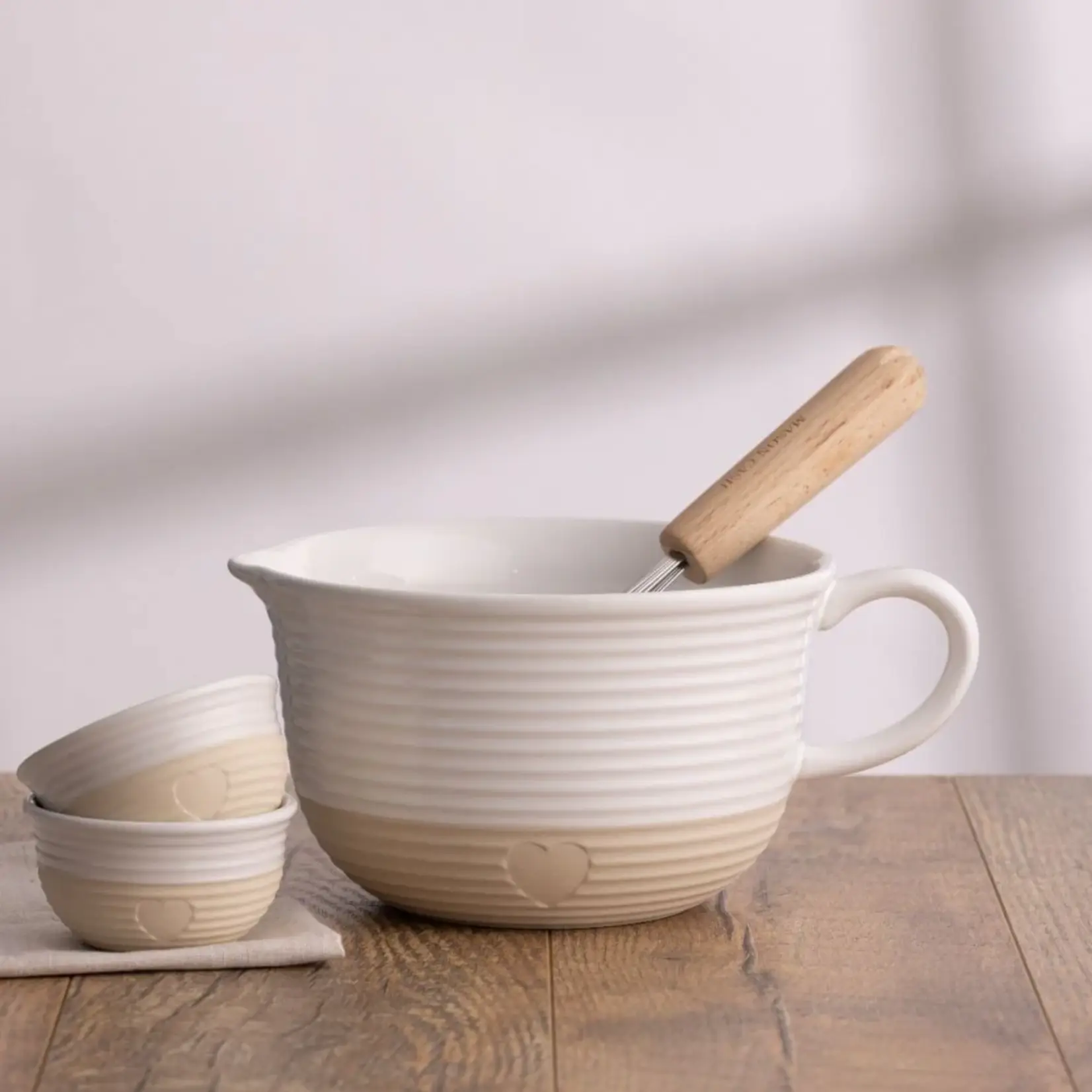 MASON CASH MASON CASH Rustic Batter Bowl - Cream