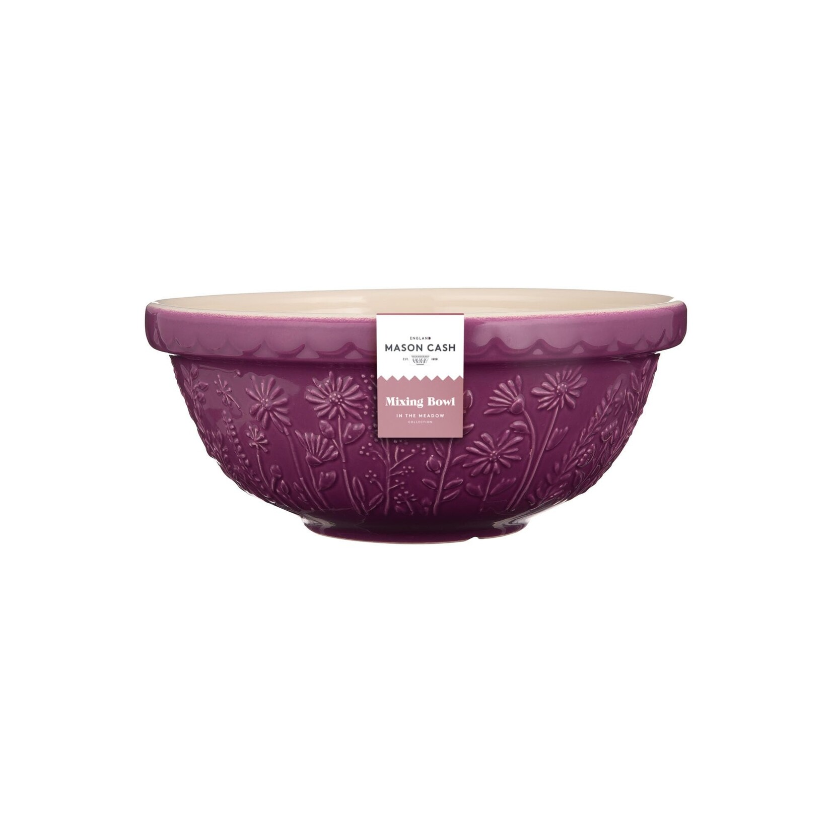 MASON CASH MASON CASH Meadow Mix Bowl 6.25'' - Purple