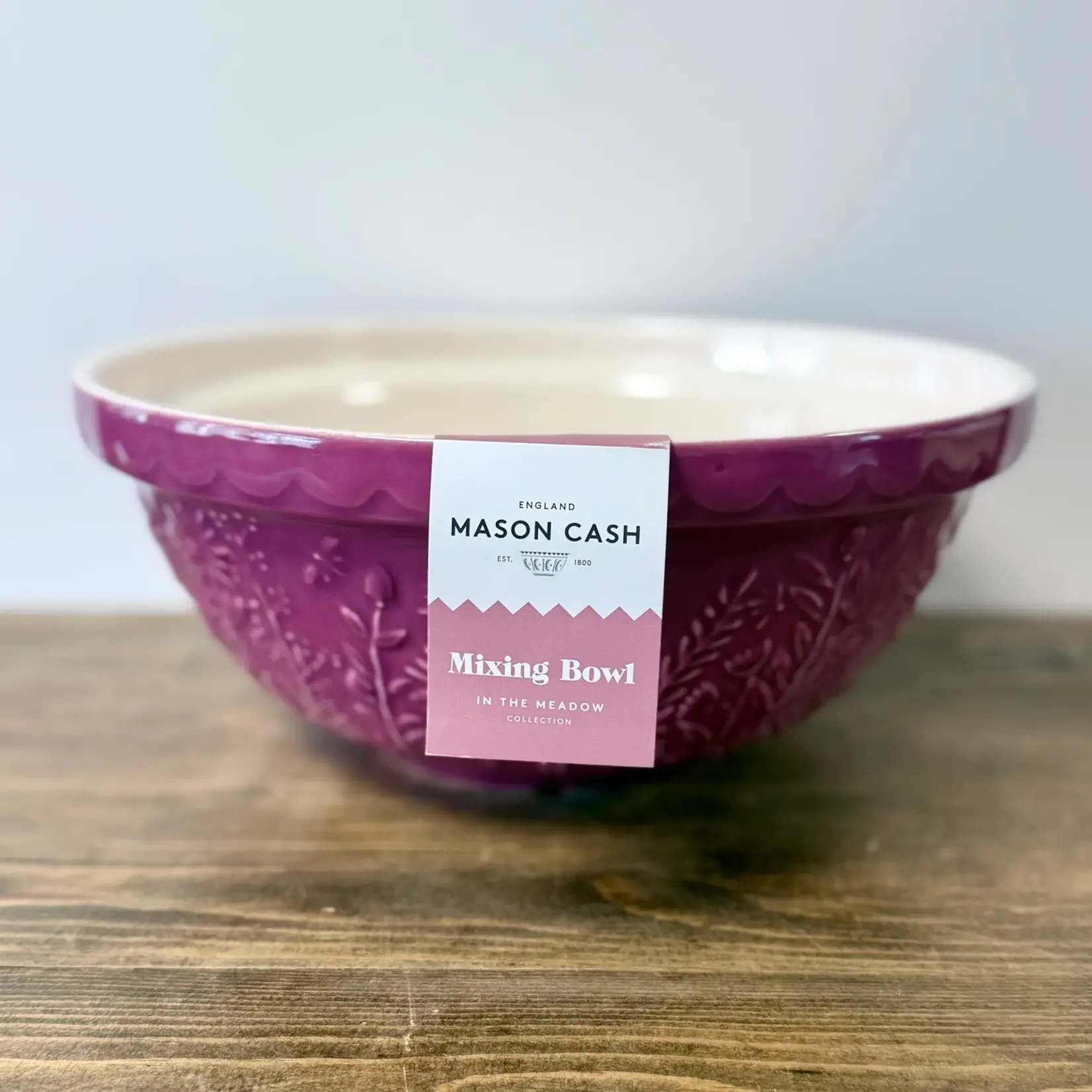 MASON CASH MASON CASH Meadow Mix Bowl - 11'' - Purple