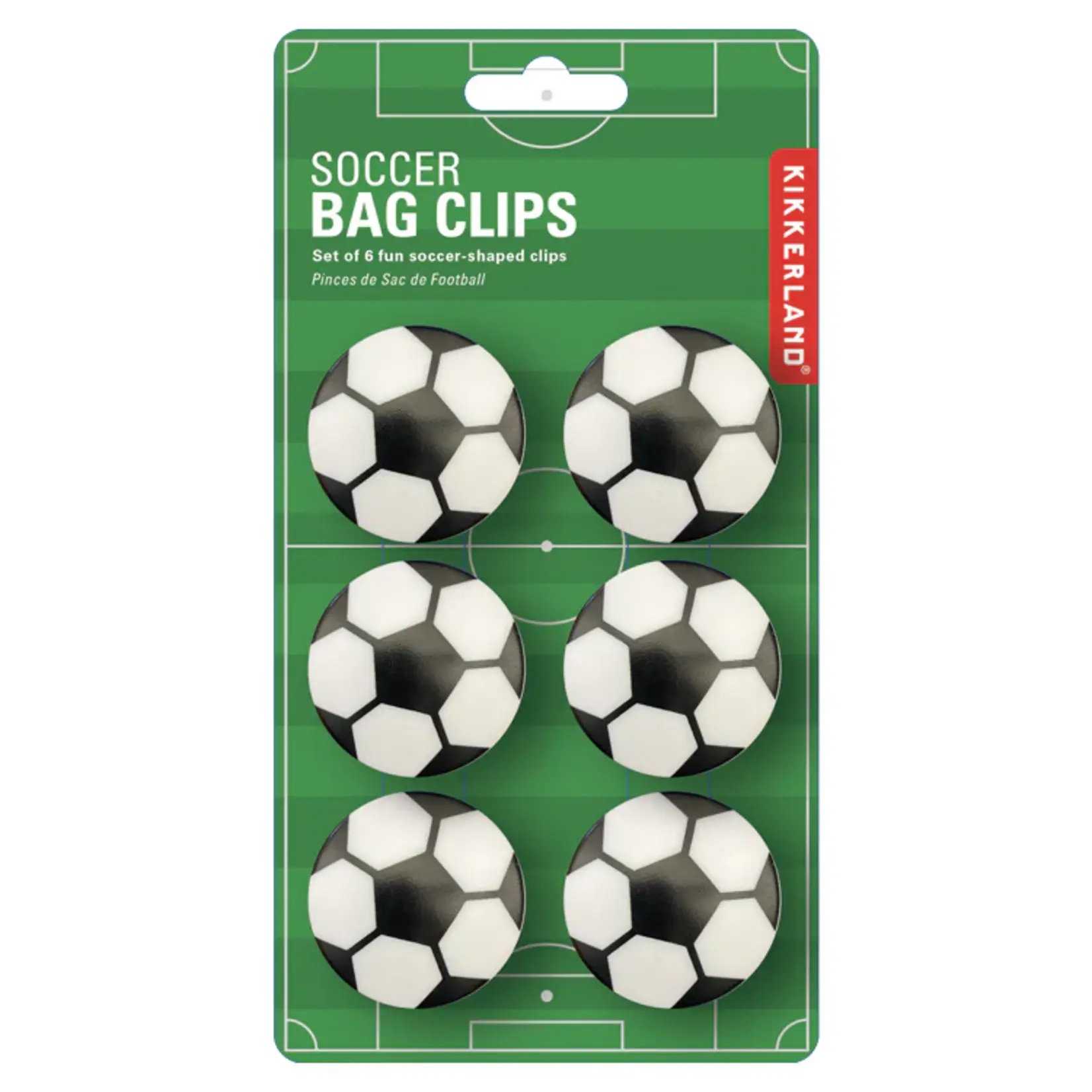 KIKKERLAND KIKKERLAND Bag Clips - Soccer