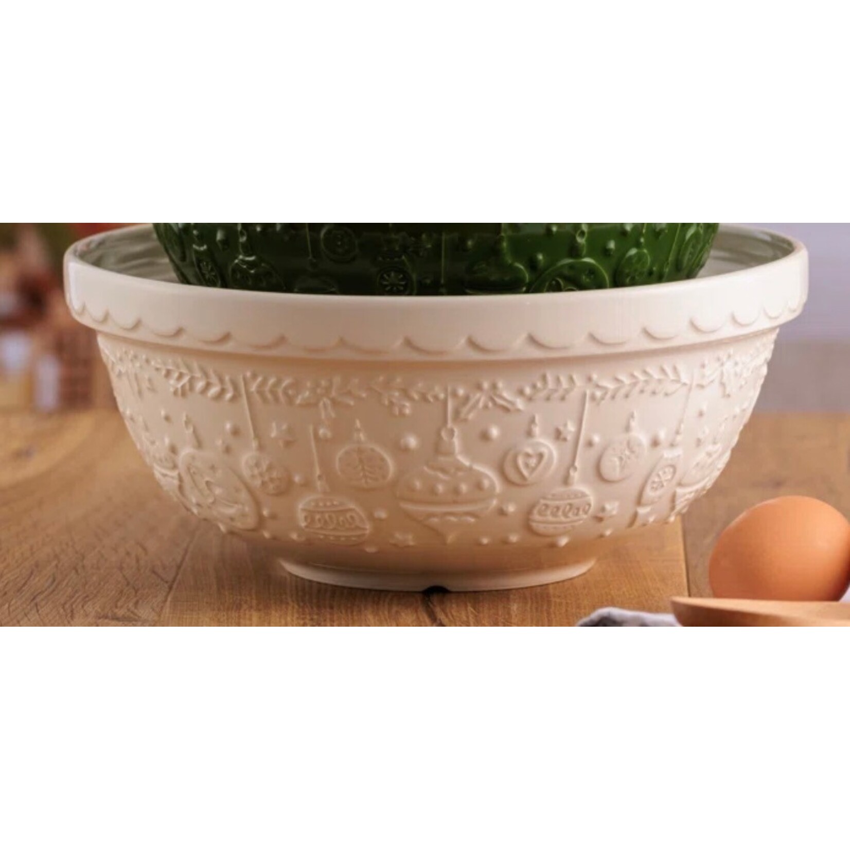 MASON CASH MASON CASH Mixing Bowl 2.7L - Deck the Halls Cream