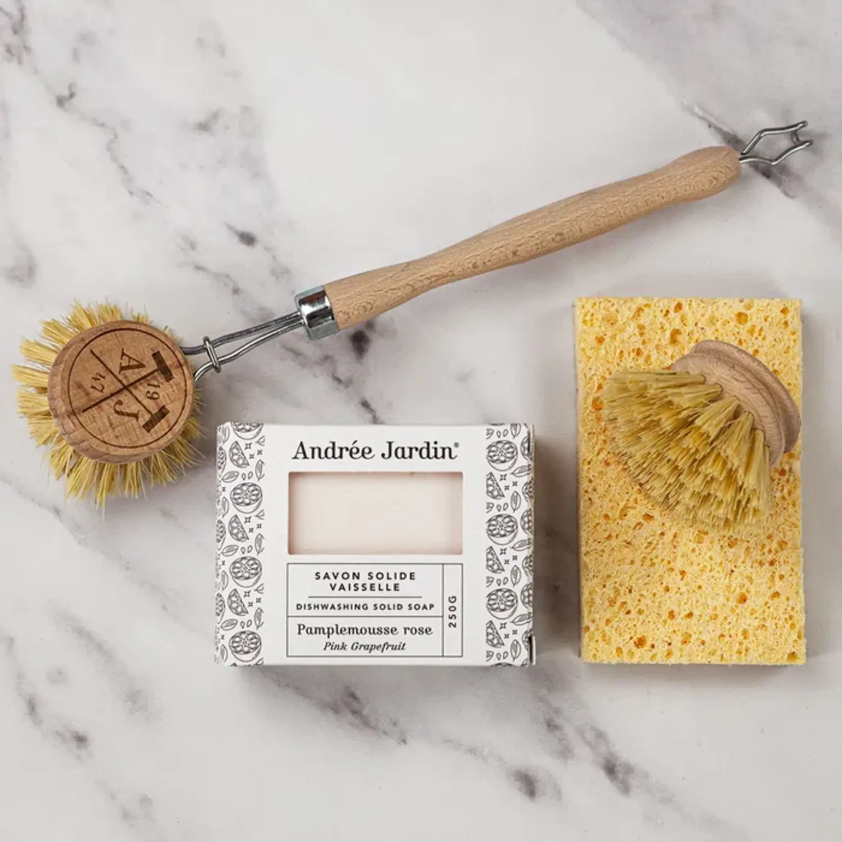 ANDREE JARDIN ANDREE JARDIN Natural Dishwashing 4PCE  Set - Grapefruit