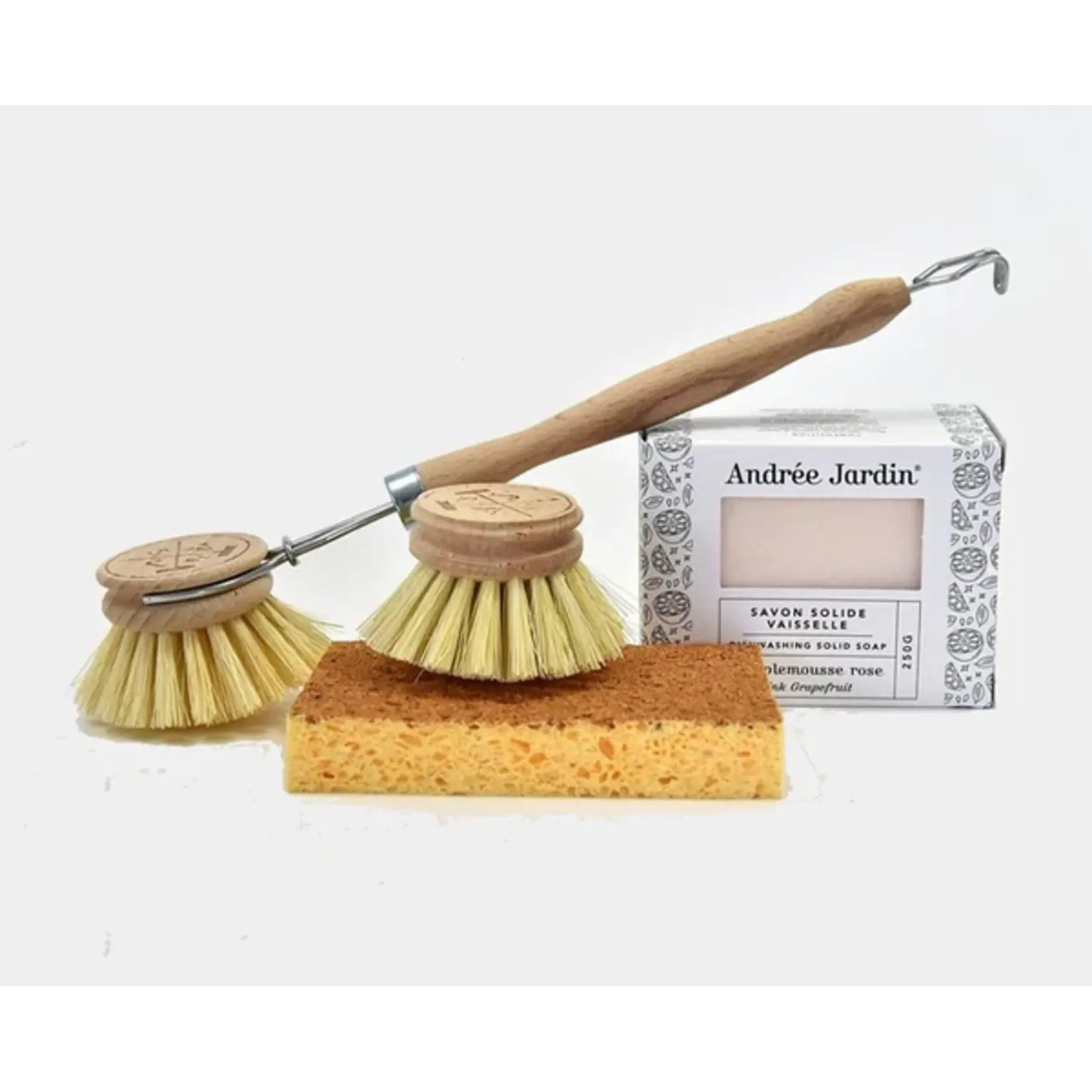 ANDREE JARDIN ANDREE JARDIN Natural Dishwashing 4 PCE Set - Mint Lemon