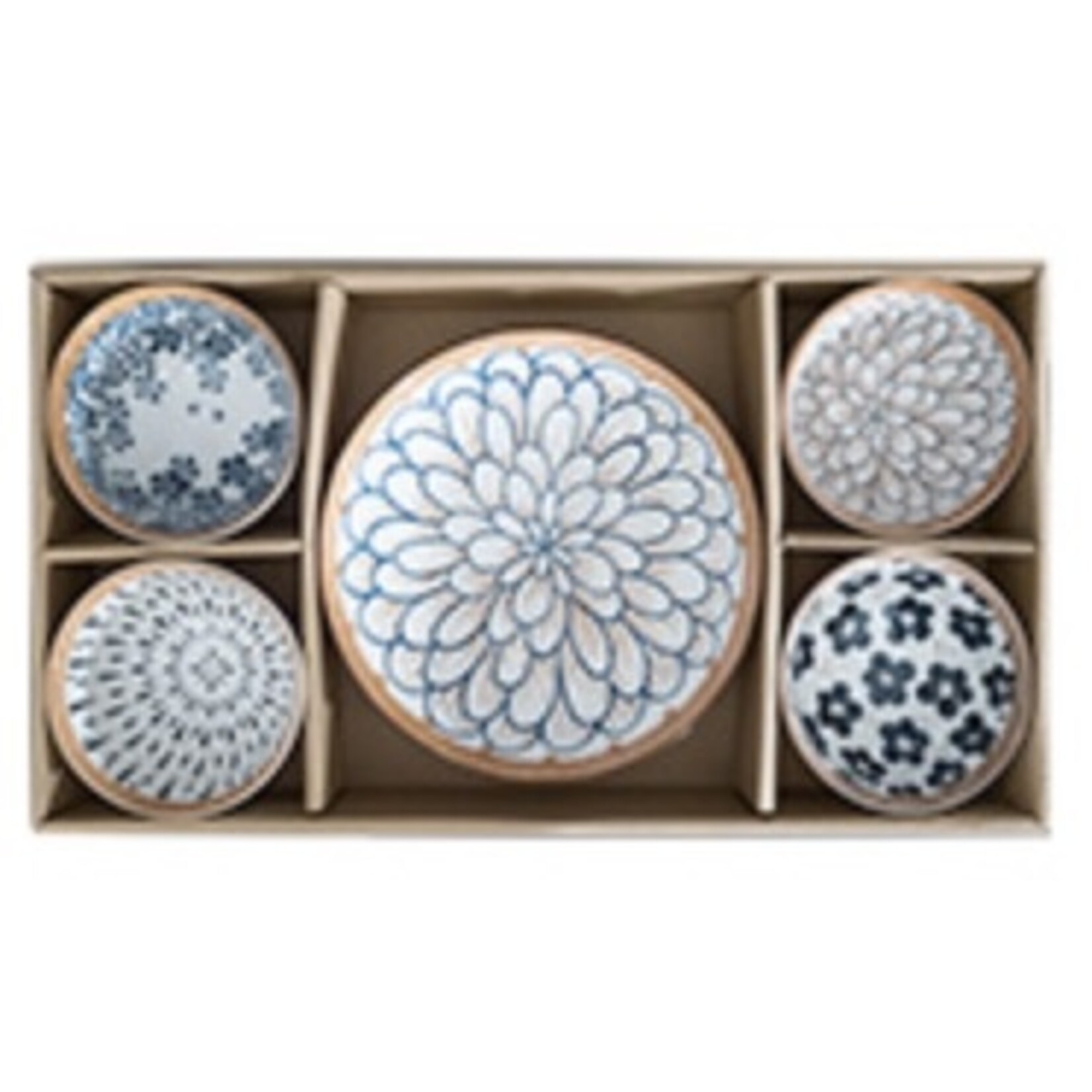 EMF EMF Vintage Flower Bowl & Plate Set S/6