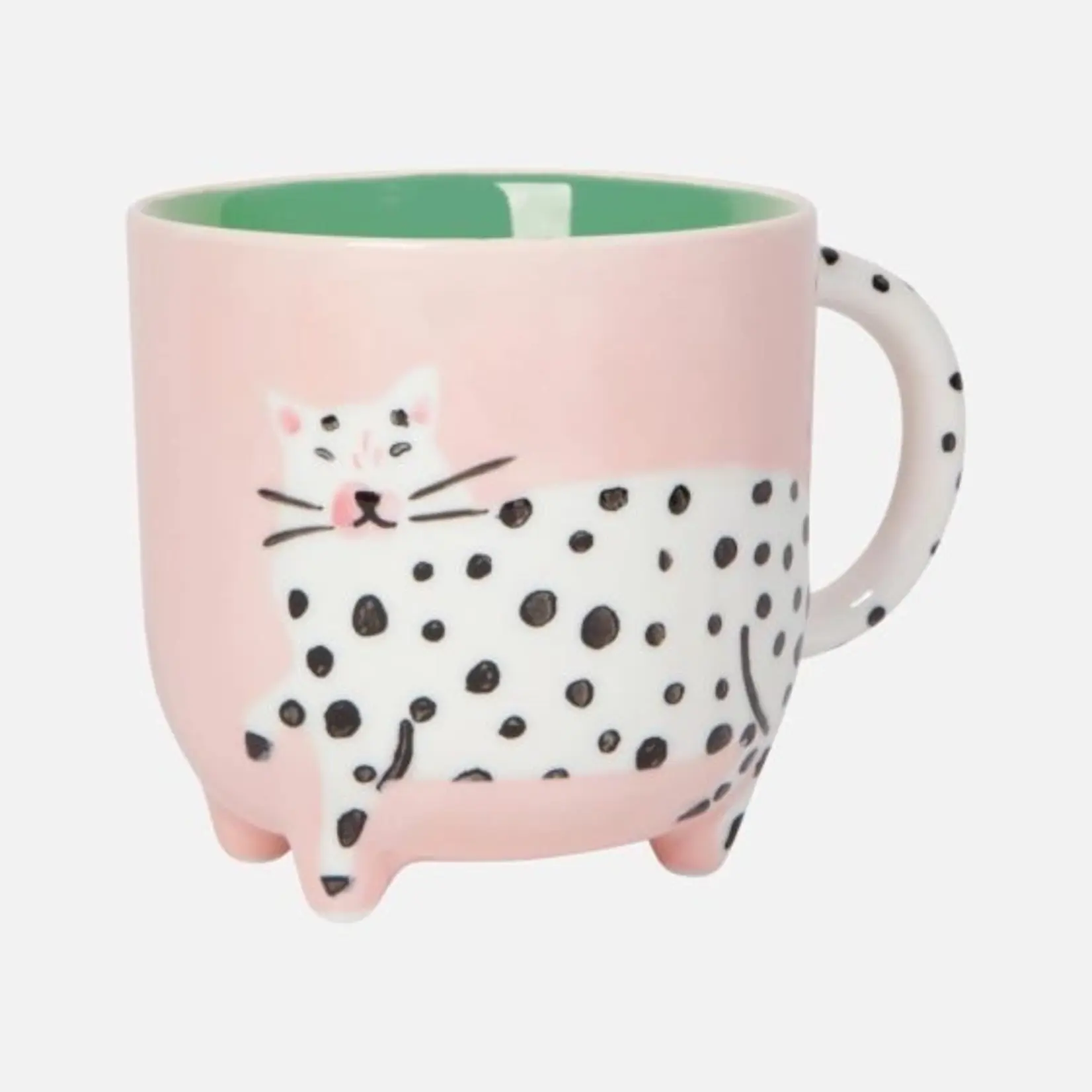 DANICA DANICA Dotty Cat Critter Mug