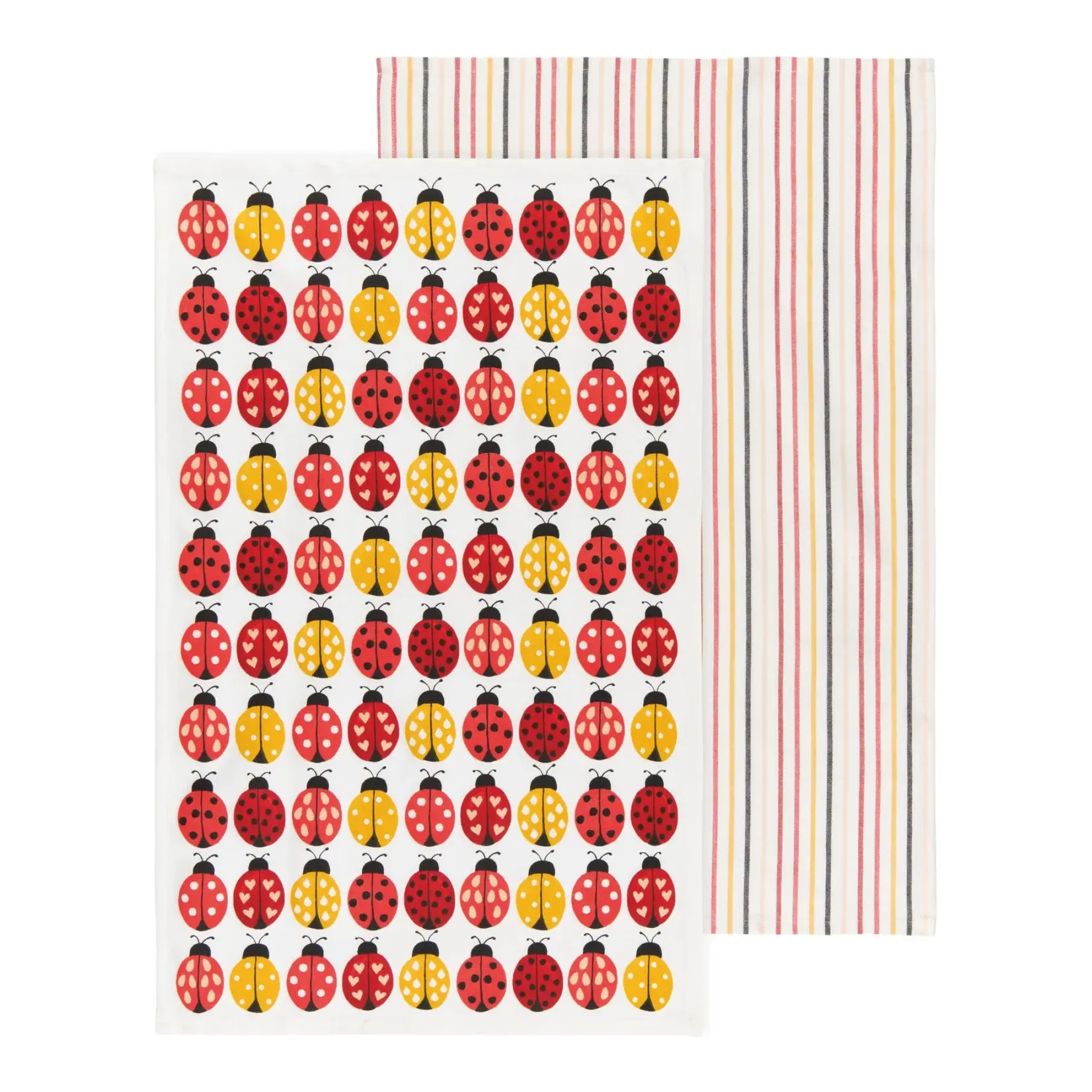 DANICA DANICA Dishtowels S/2 - Ladybugs