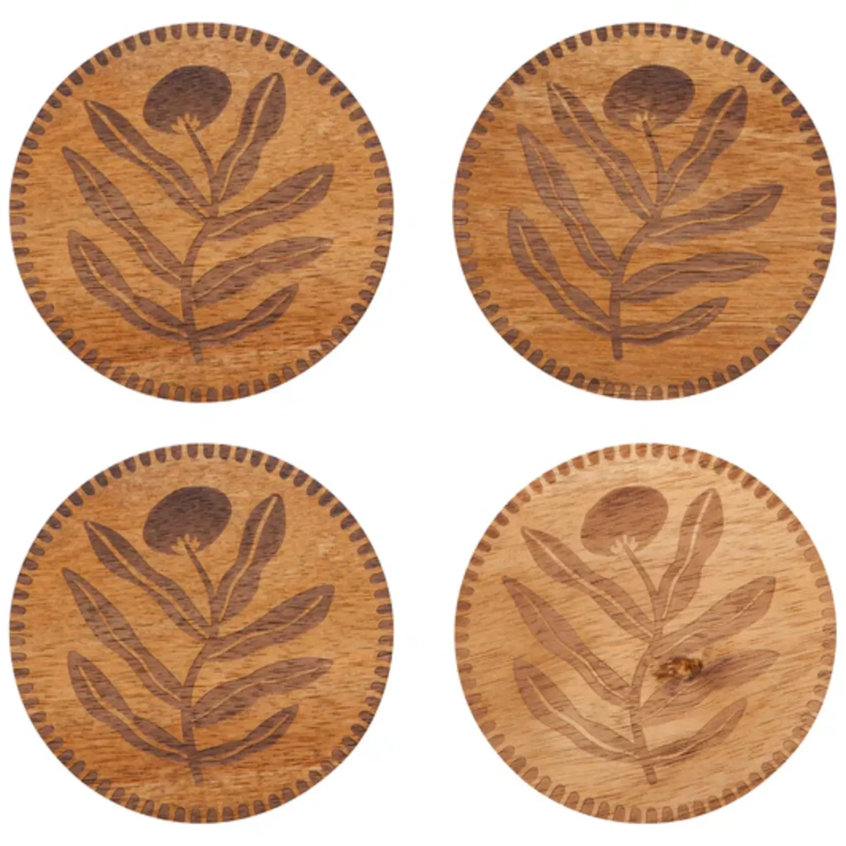 DANICA DANICA Fern & Frond Coaster S/4