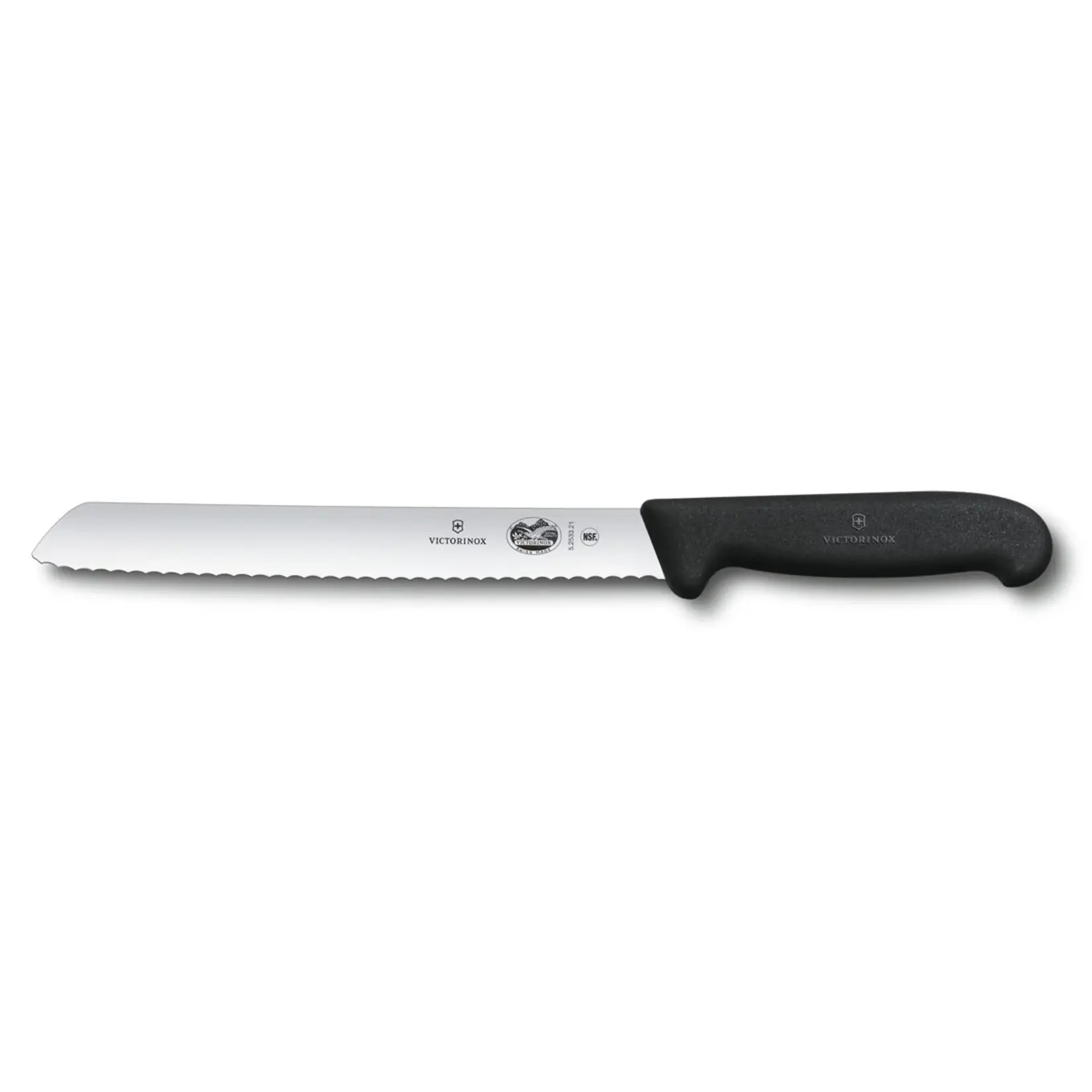 VICTORINOX VICTORINOX 8" Fibrox Pro Bread Serrated Knife - Black