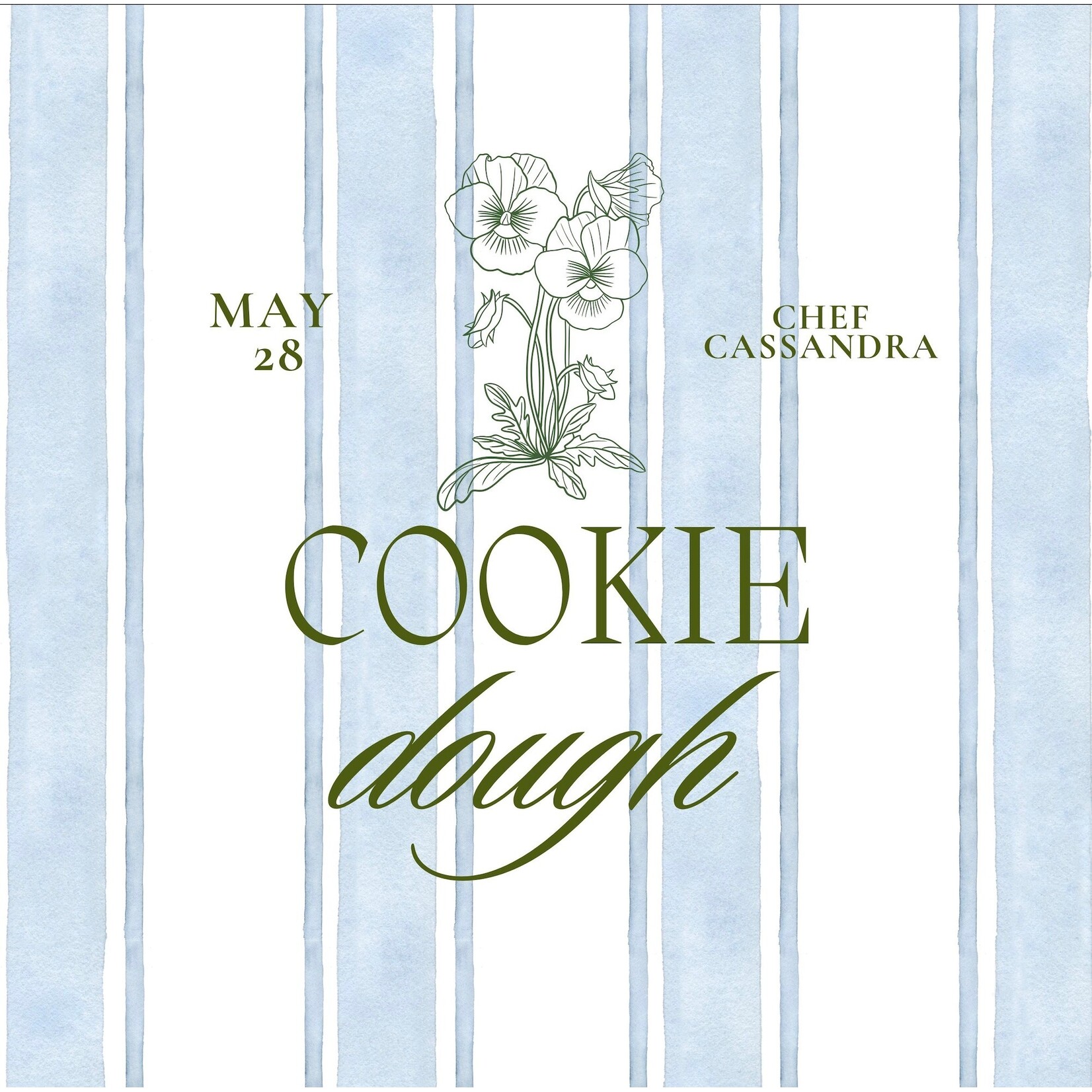 Cooking Class: Cookies Class with Chef Cassandra Thursday, May 28th
