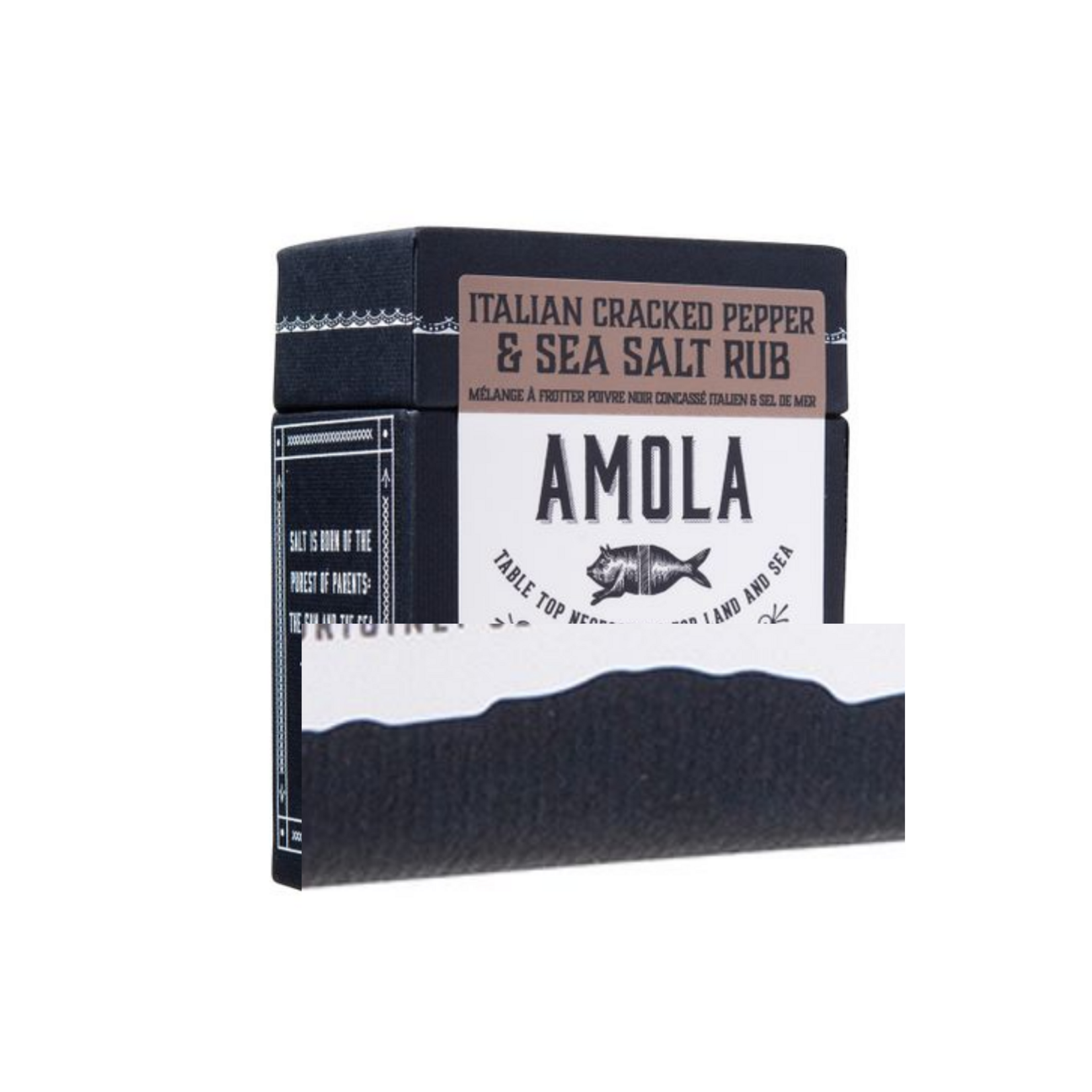 AMOLA AMOLA Cracked Pepper Salt 4oz