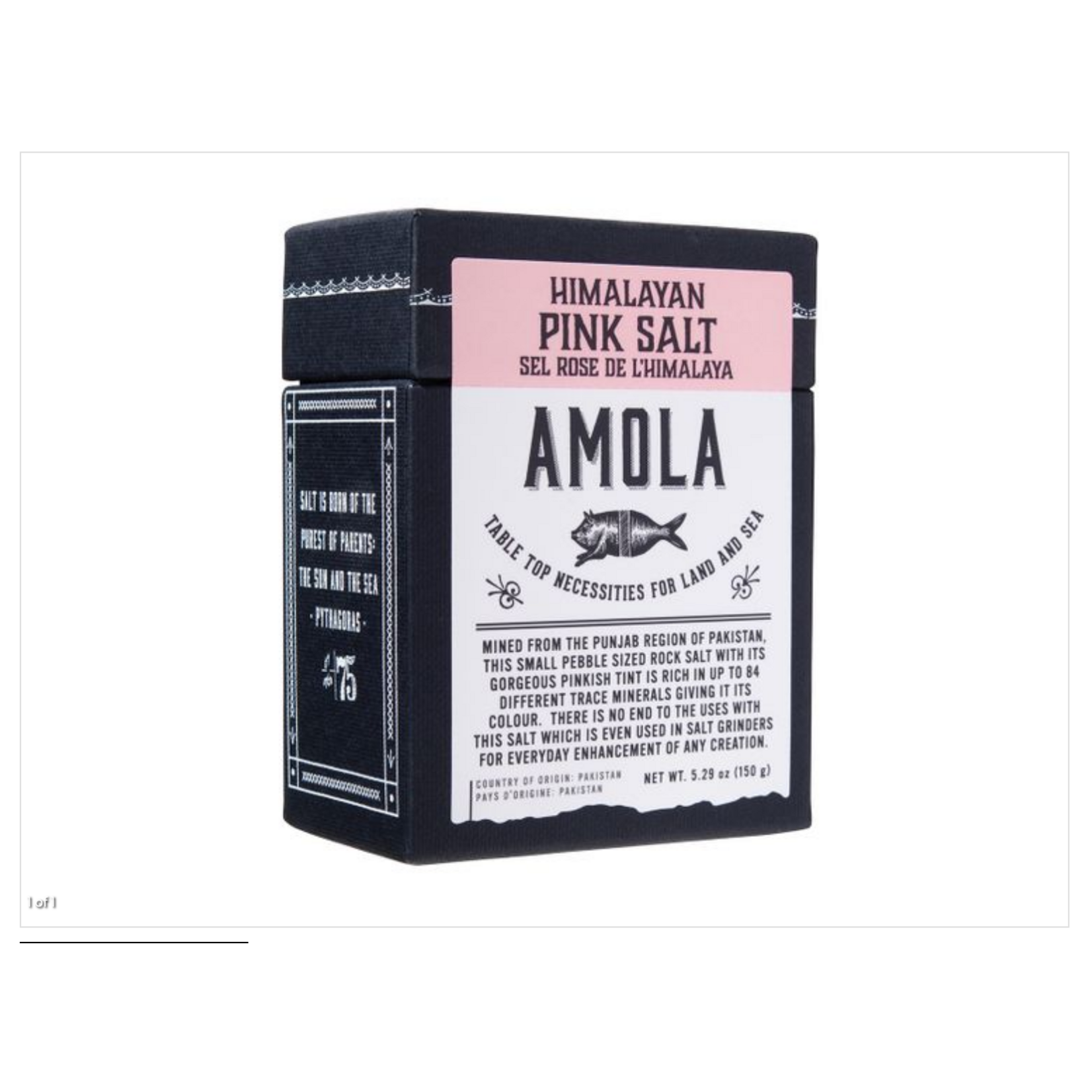 AMOLA Himalayan Pink Salt 5oz