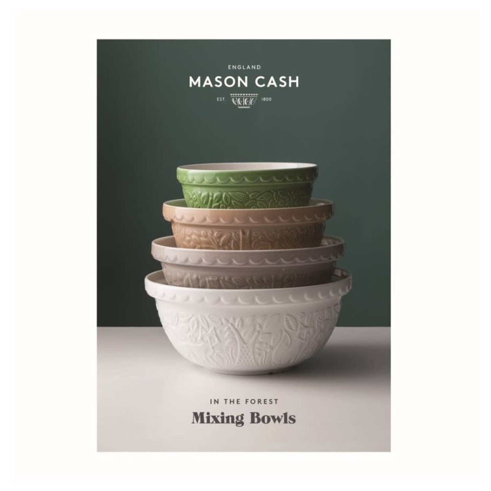 MASON CASH MASON CASH Forest Mixing Bowl 8.25'' - Green