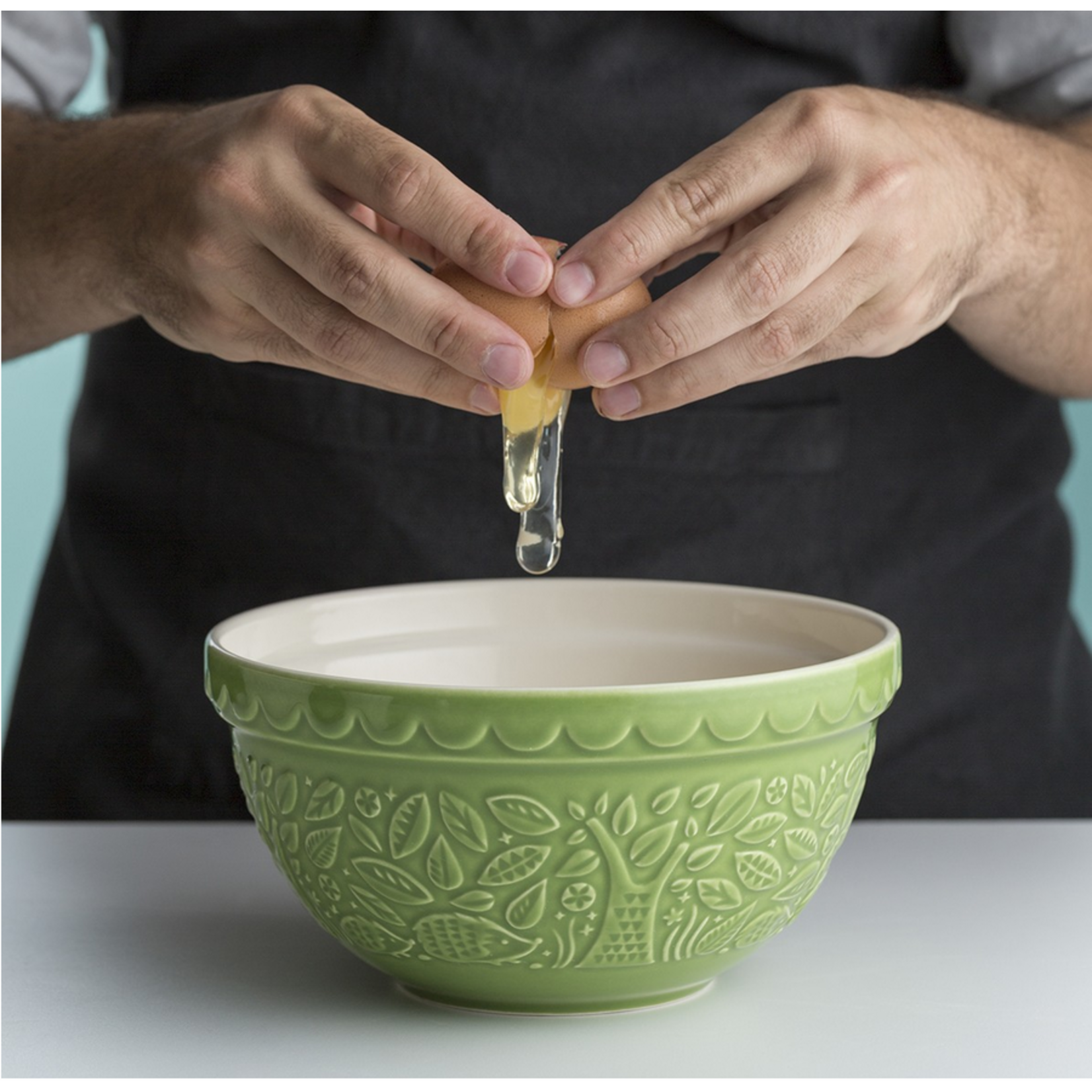 MASON CASH MASON CASH Forest Mixing Bowl 8.25'' - Green