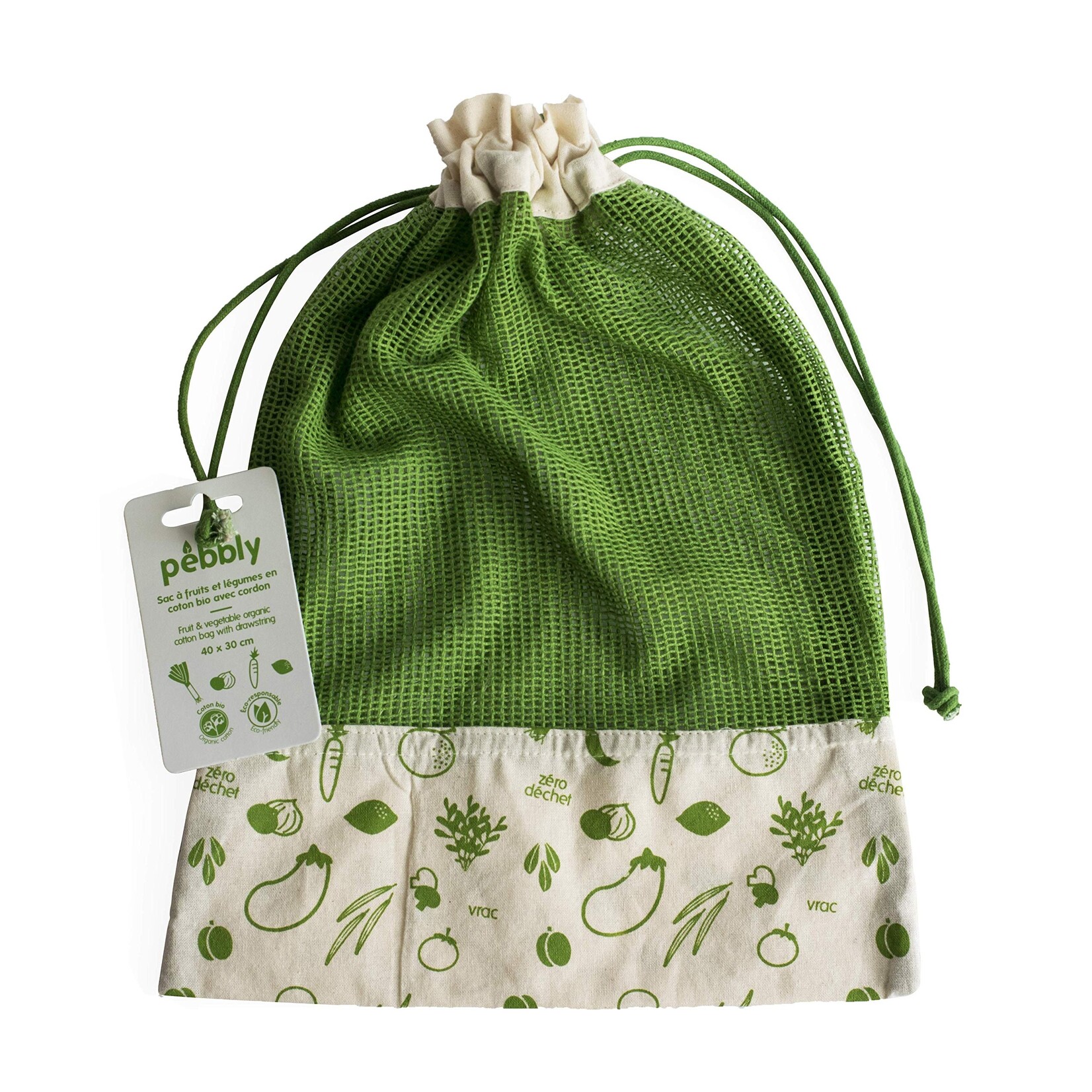 PEBBLY PEBBLY Organic Vegetable Bag