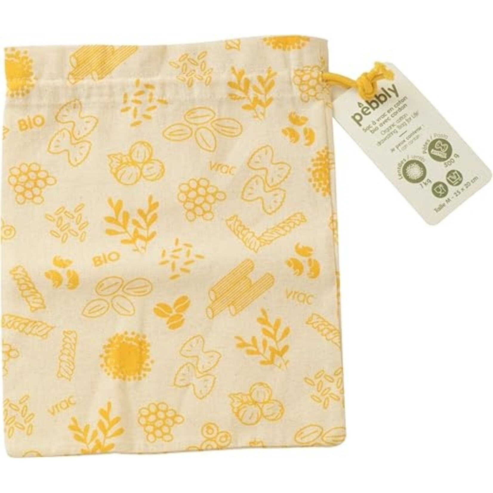 PEBBLY PEBBLY Organic Food Bag - Medium