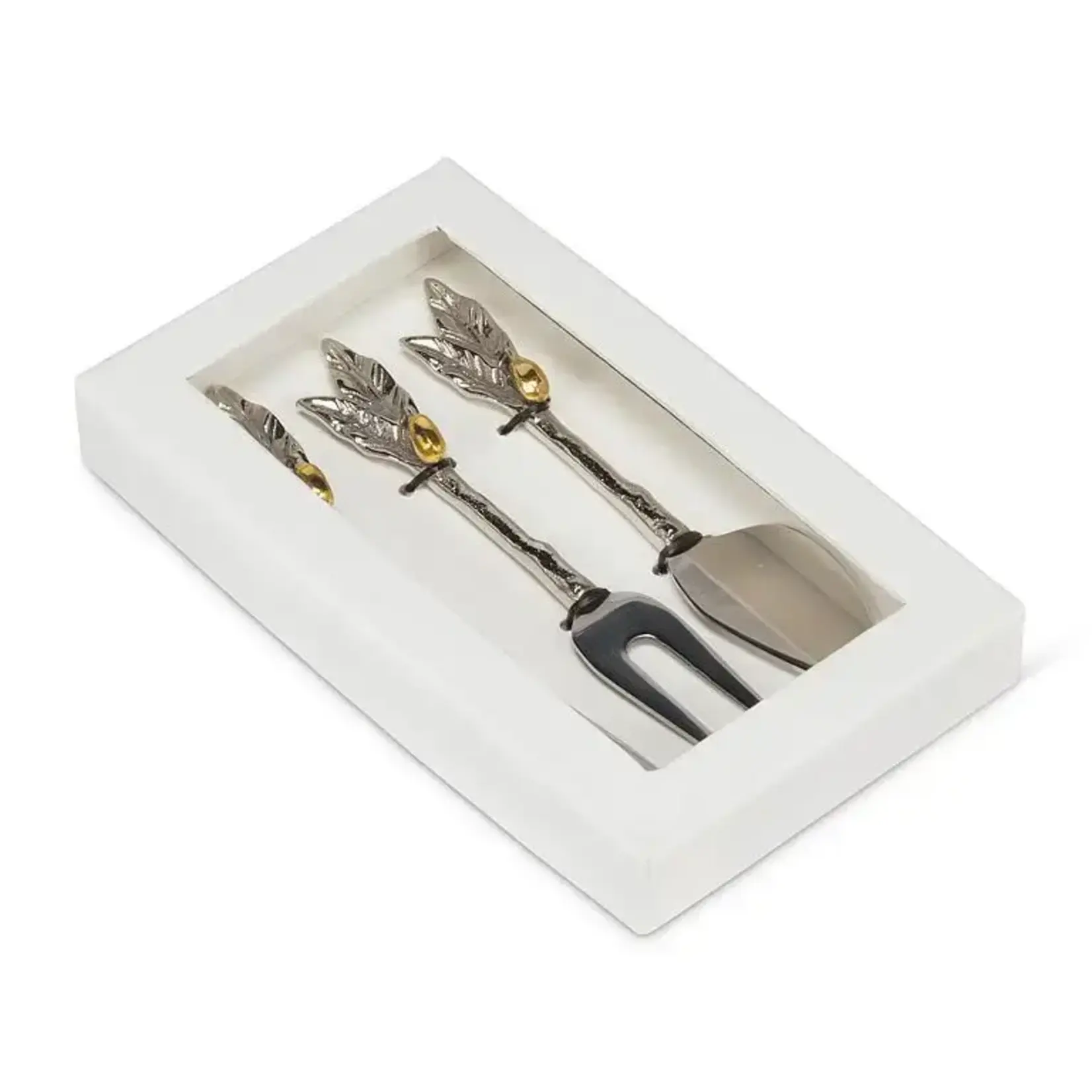 ABBOTT ABBOTT Cheese Knives S/3 - Olive & Leaf