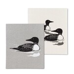 ABBOTT ABBOTT Swedish Dish Cloth S/2 - Loons