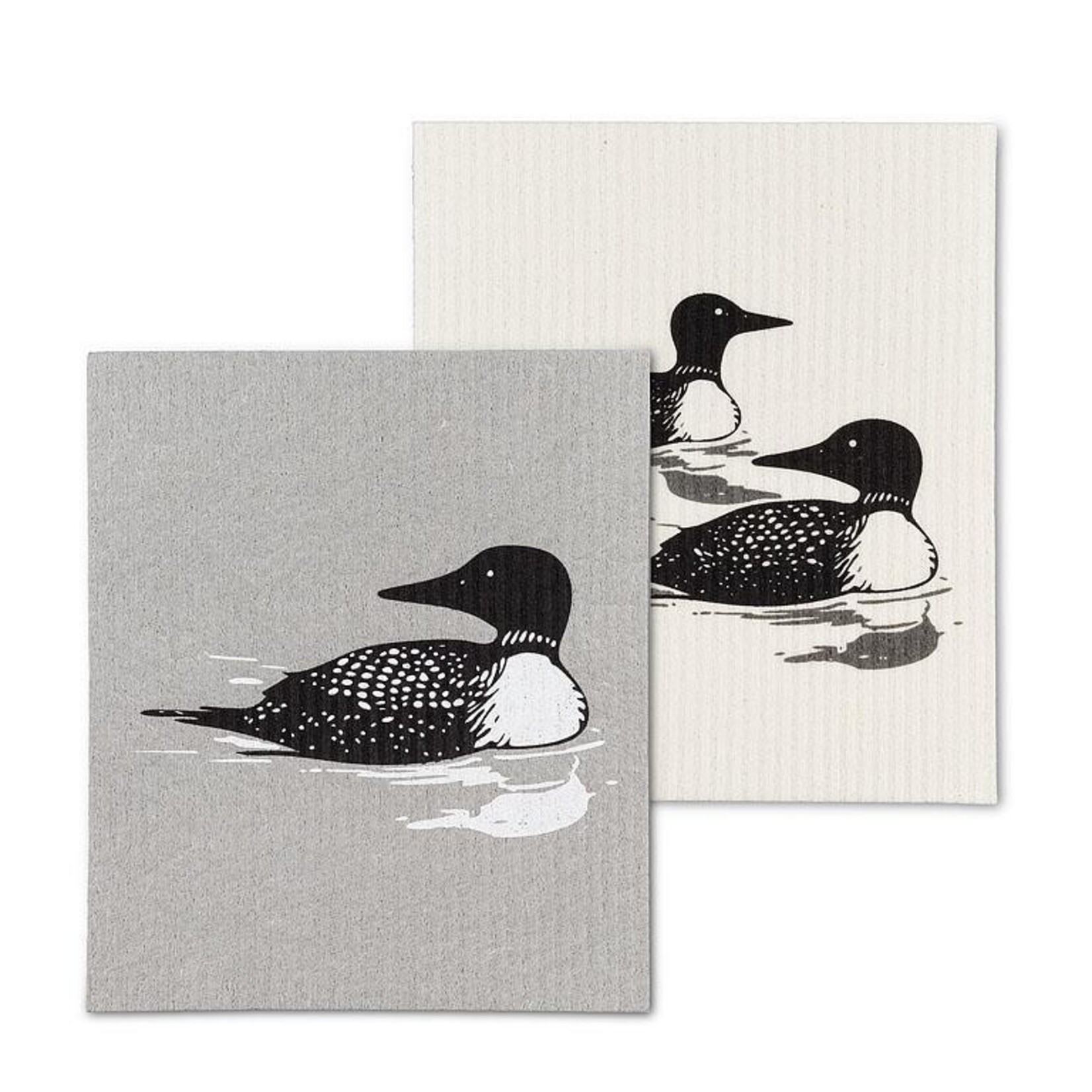 ABBOTT ABBOTT Swedish Dish Cloth S/2 - Loons