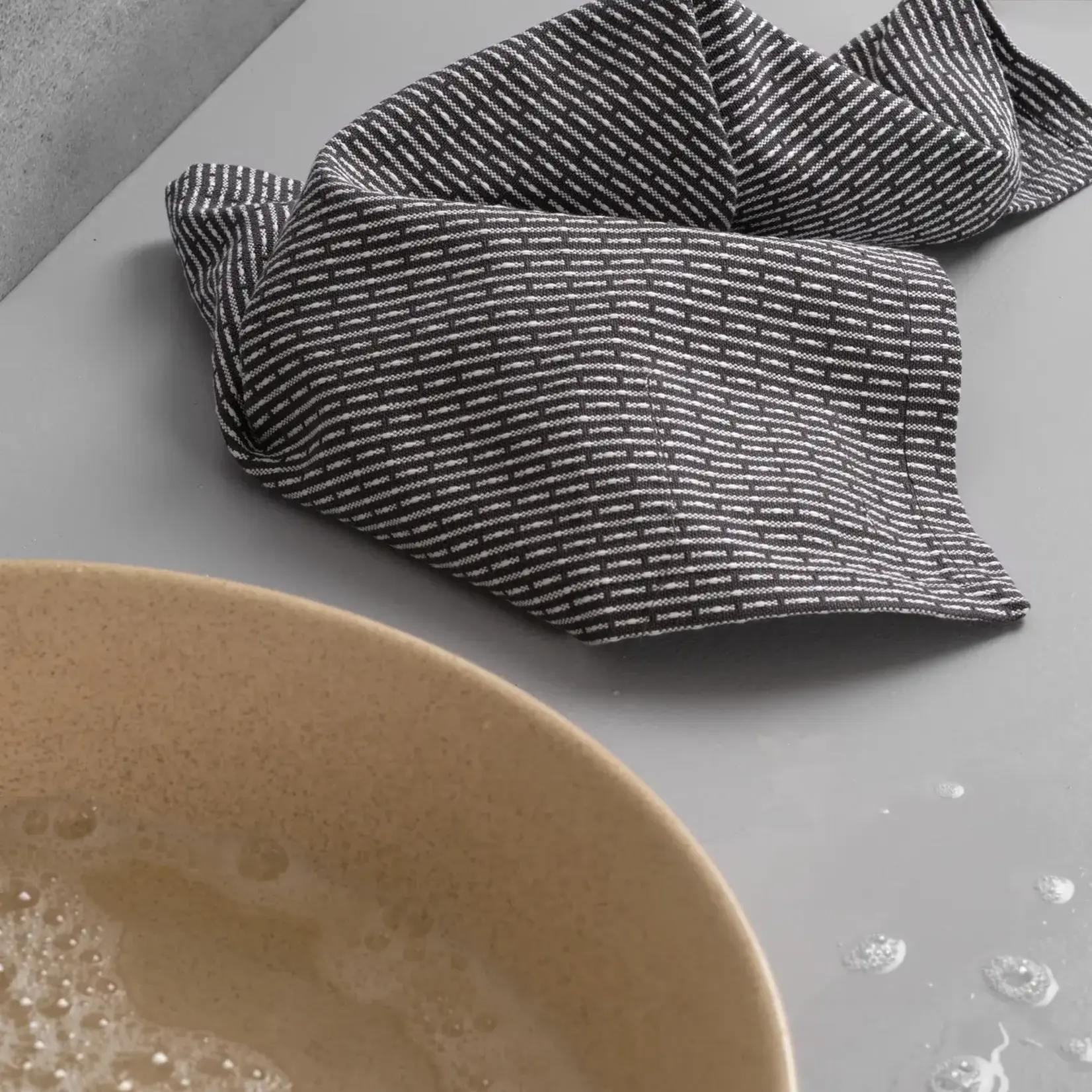 THE ORGANIC CO Kitchen Cloth - Evening Grey