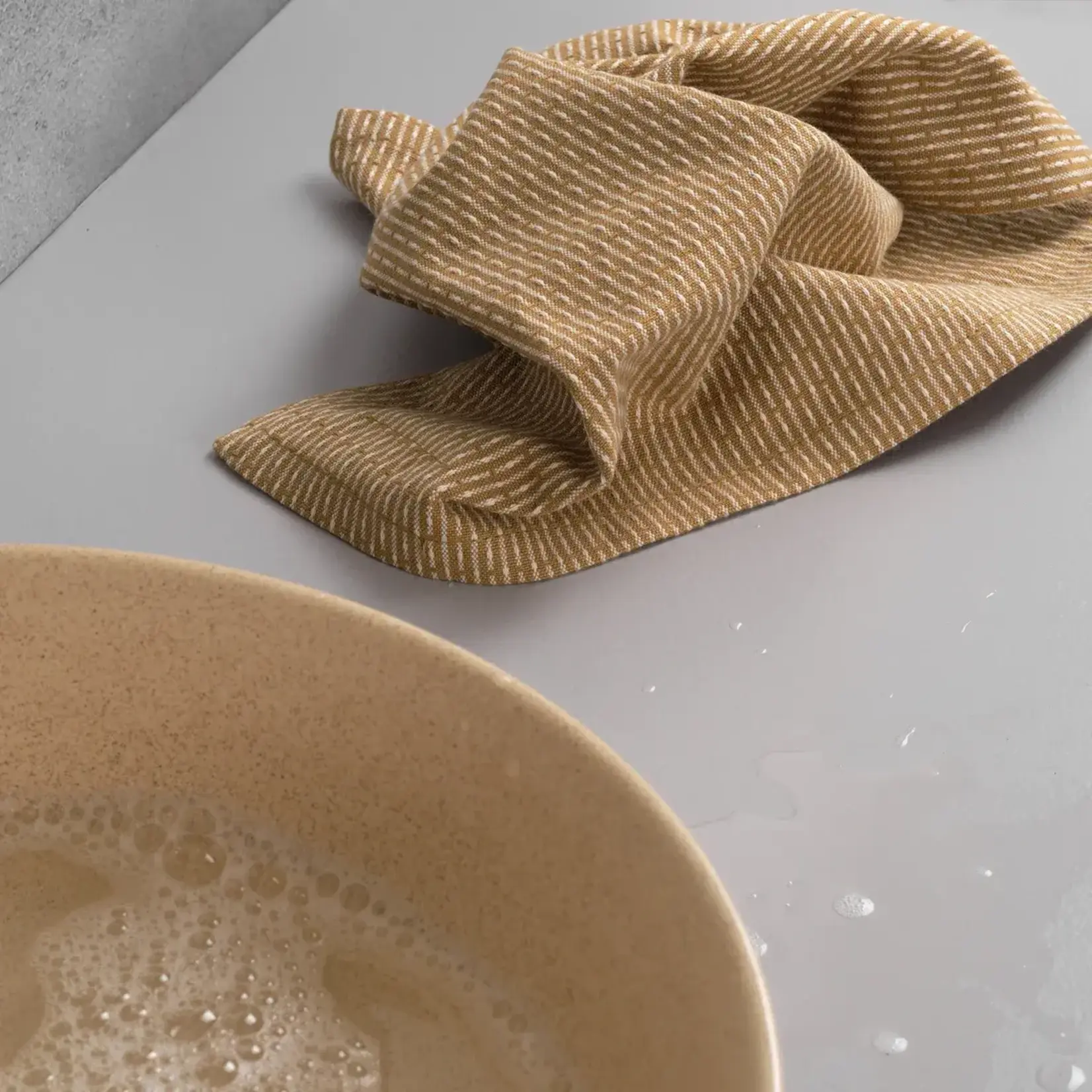 THE ORGANIC CO Kitchen Cloth - Khaki Stone