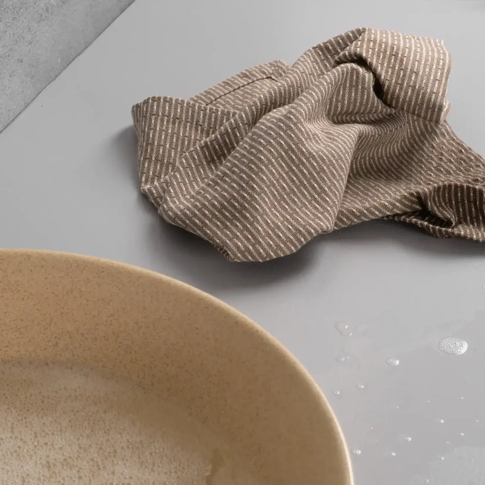 THE ORGANIC CO Kitchen Cloth - Clay Stone