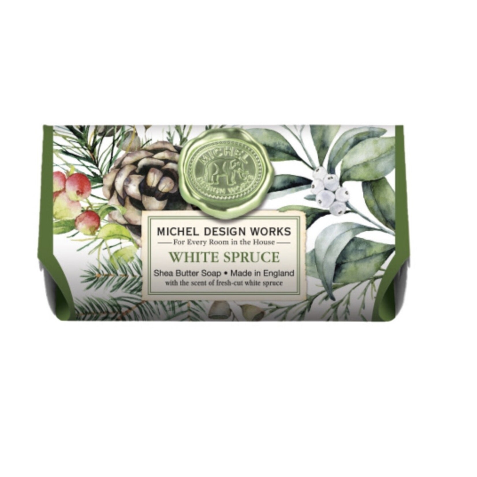 MICHEL DESIGN WORKS MICHEL DESIGN Large Bath Soap Holiday - White Spruce