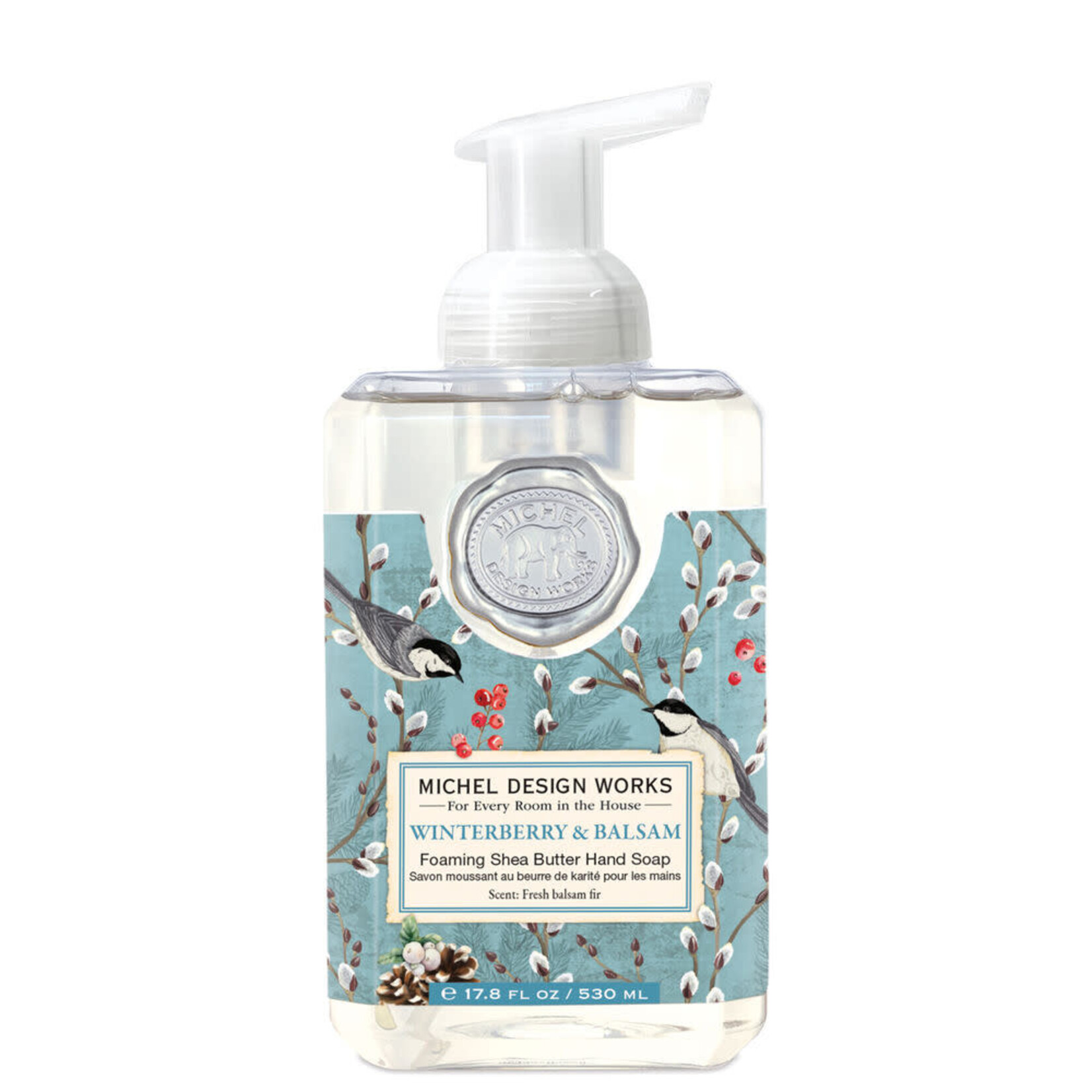 MICHEL DESIGN WORKS MICHEL DESIGN Foaming Soap Holiday - Winterberry & Balsam