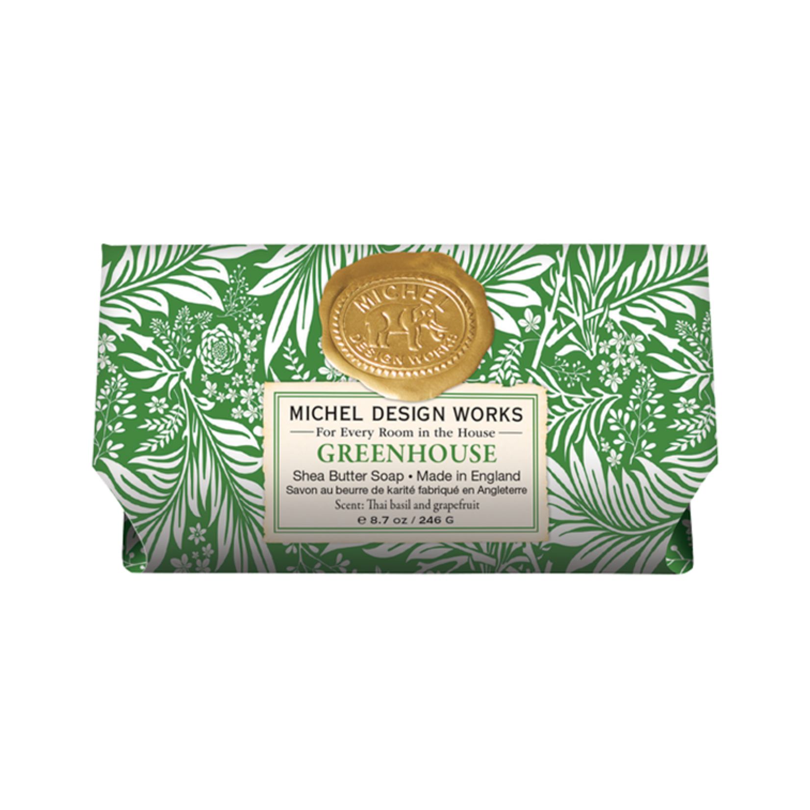 MICHEL DESIGN WORKS MICHEL DESIGN Large Bath Soap Bar - Greenhouse