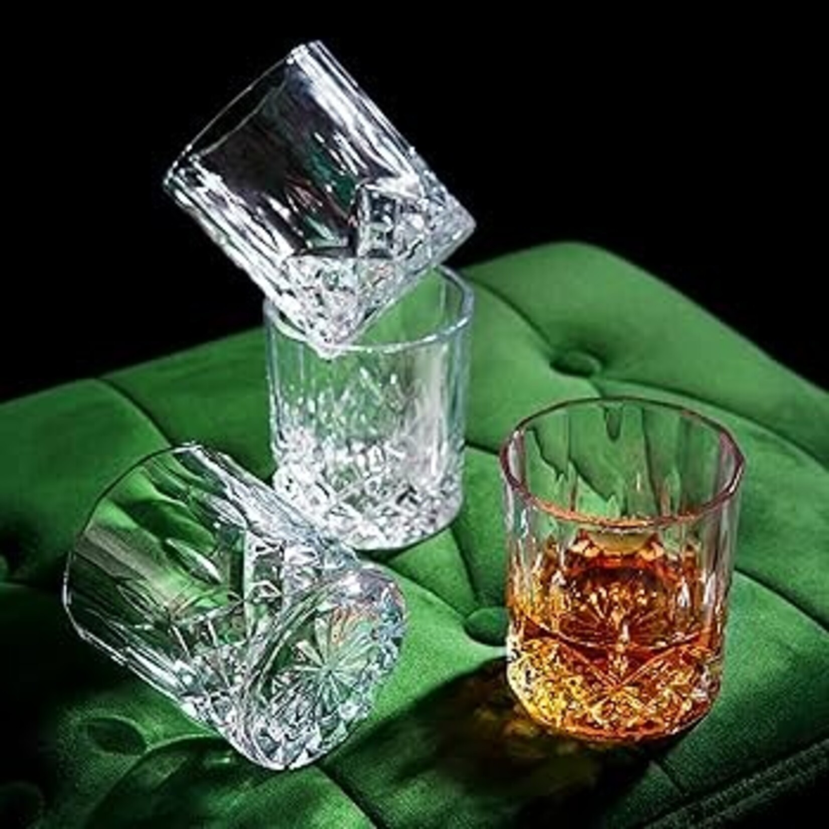 VISKI VISKI Admiral Crystal Rock Glass S/4 - 10oz