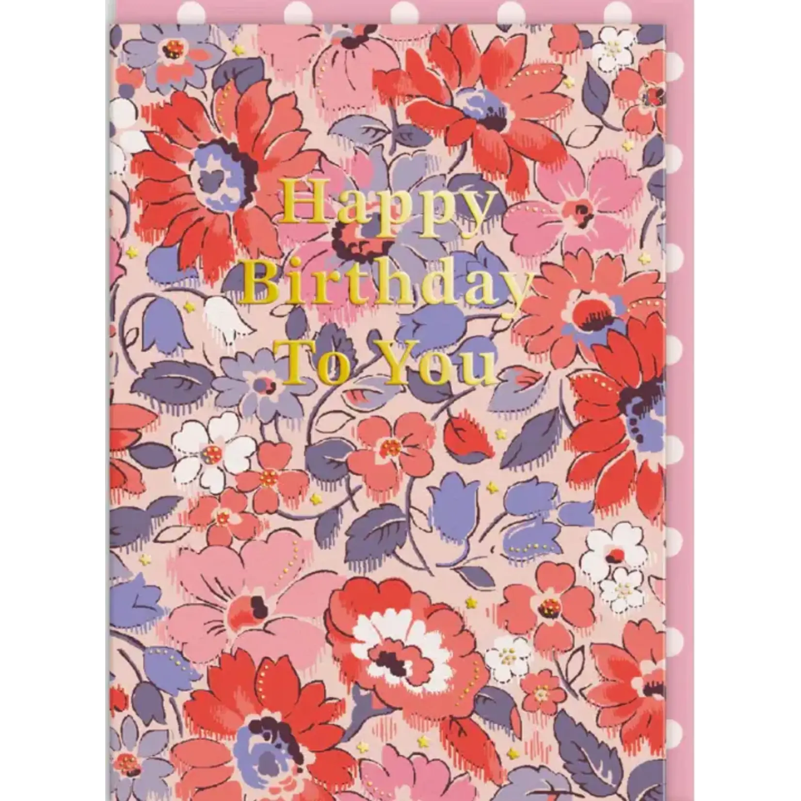 SHADOWBOX SHADOWBOX Archive Ditsy Happy Birthday Greeting Card