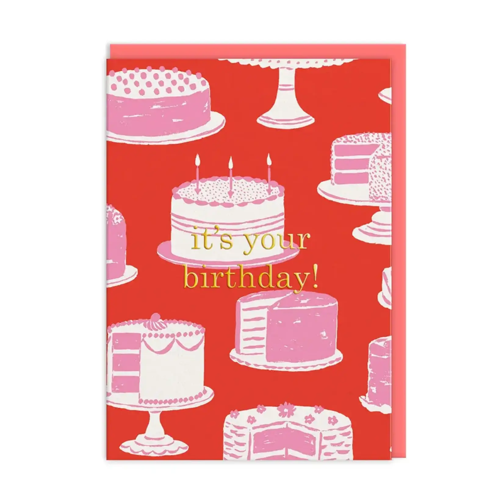 SHADOWBOX SHADOWBOX Cake Stands Happy Birthday Greeting Card