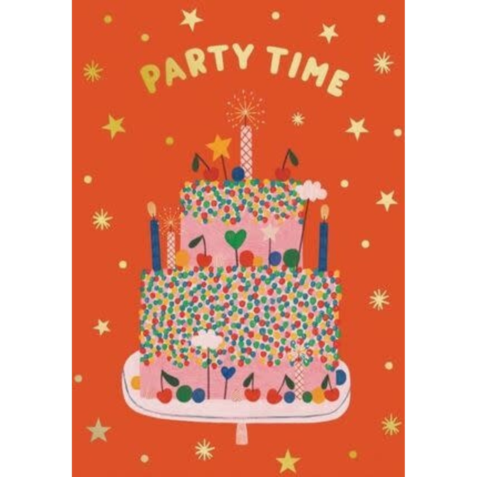 SHADOWBOX SHADOWBOX Party Time Red Cake Greeting Card