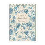SHADOWBOX SHADOWBOX Beautiful Birthday Blue Anenome Greeting Card