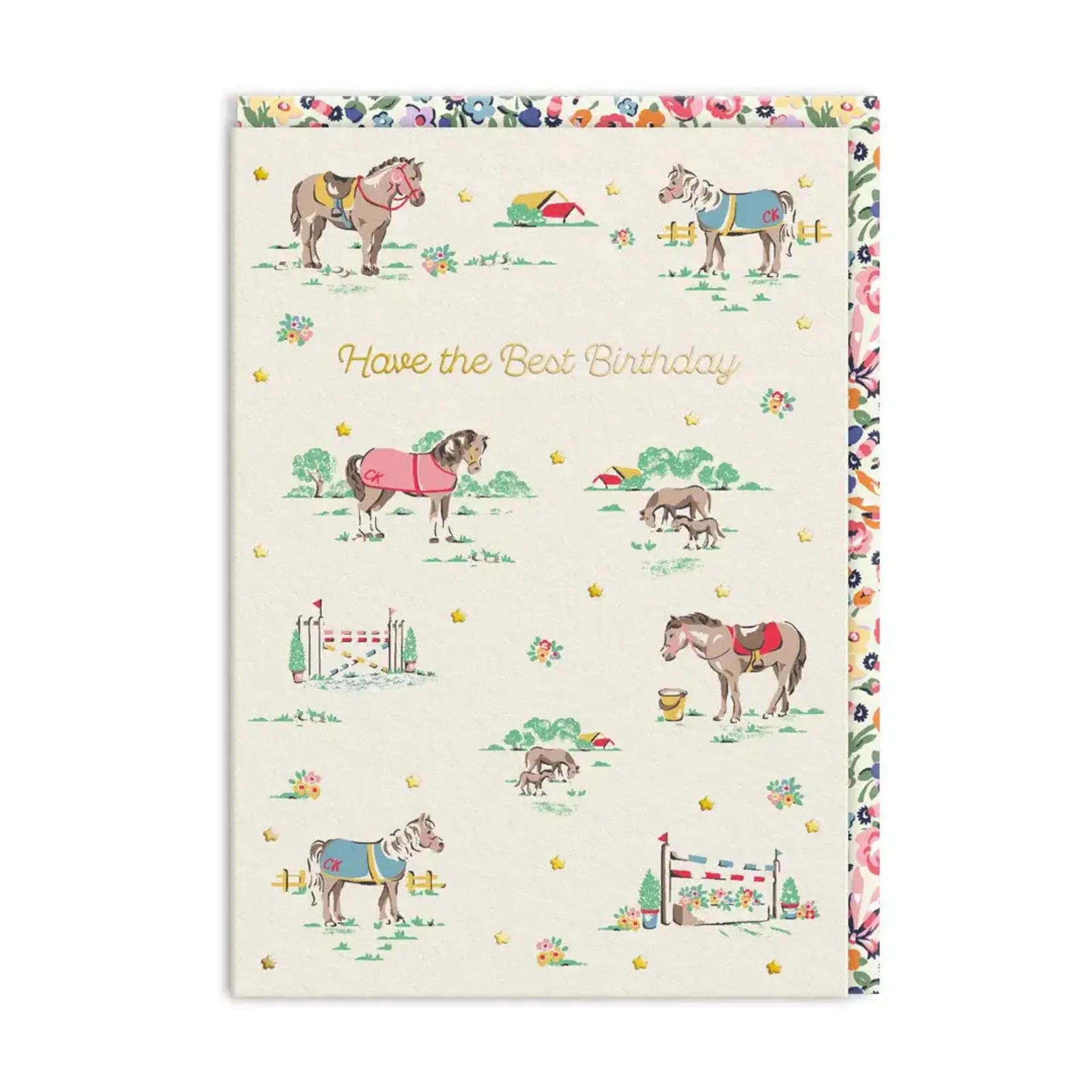 SHADOWBOX SHADOWBOX Best Birthday Ponies Greeting Card