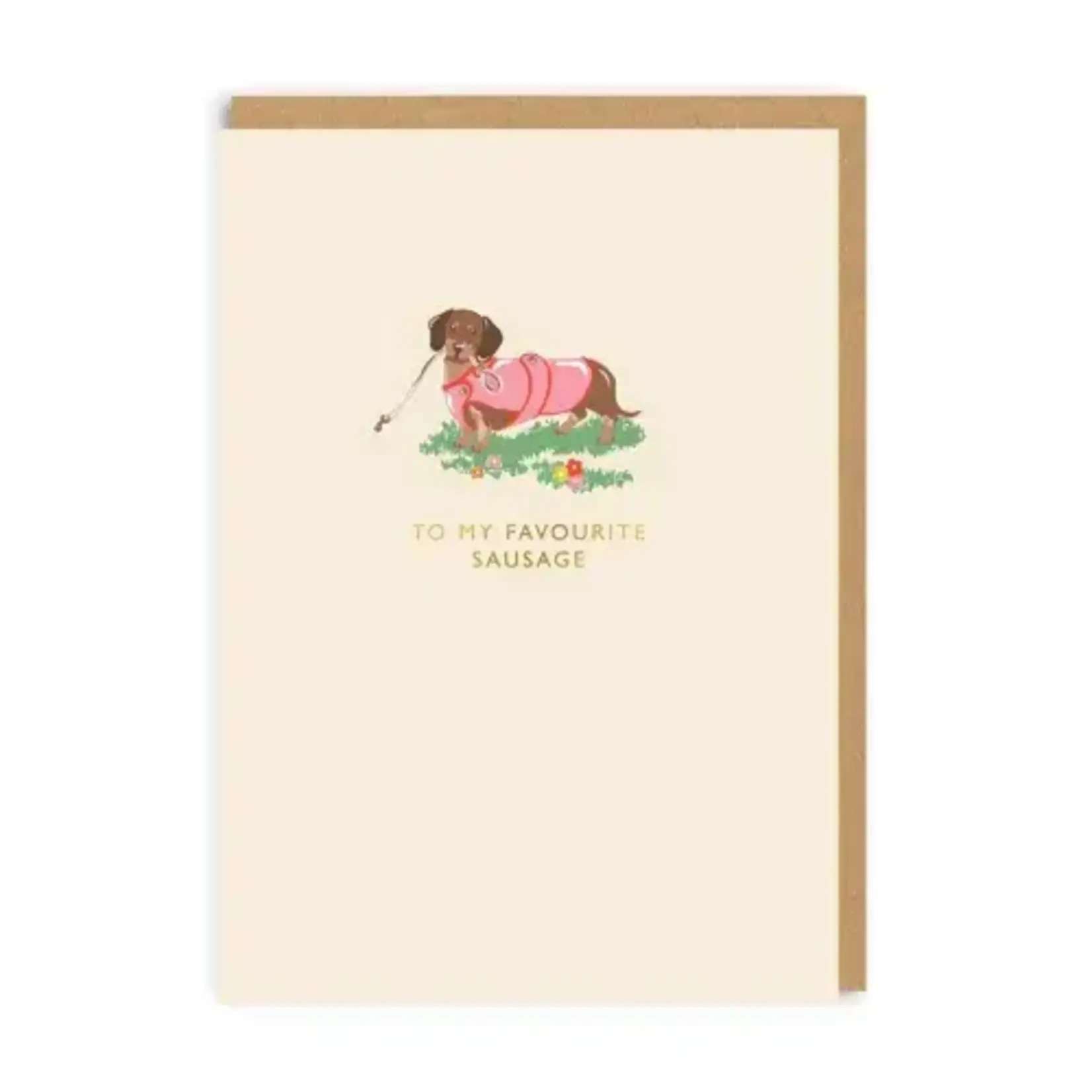 SHADOWBOX SHADOWBOX To My Favourate Sausage Greeting Card