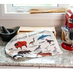 ABBOTT ABBOTT Wildlife Alphabet Kitchen Towel