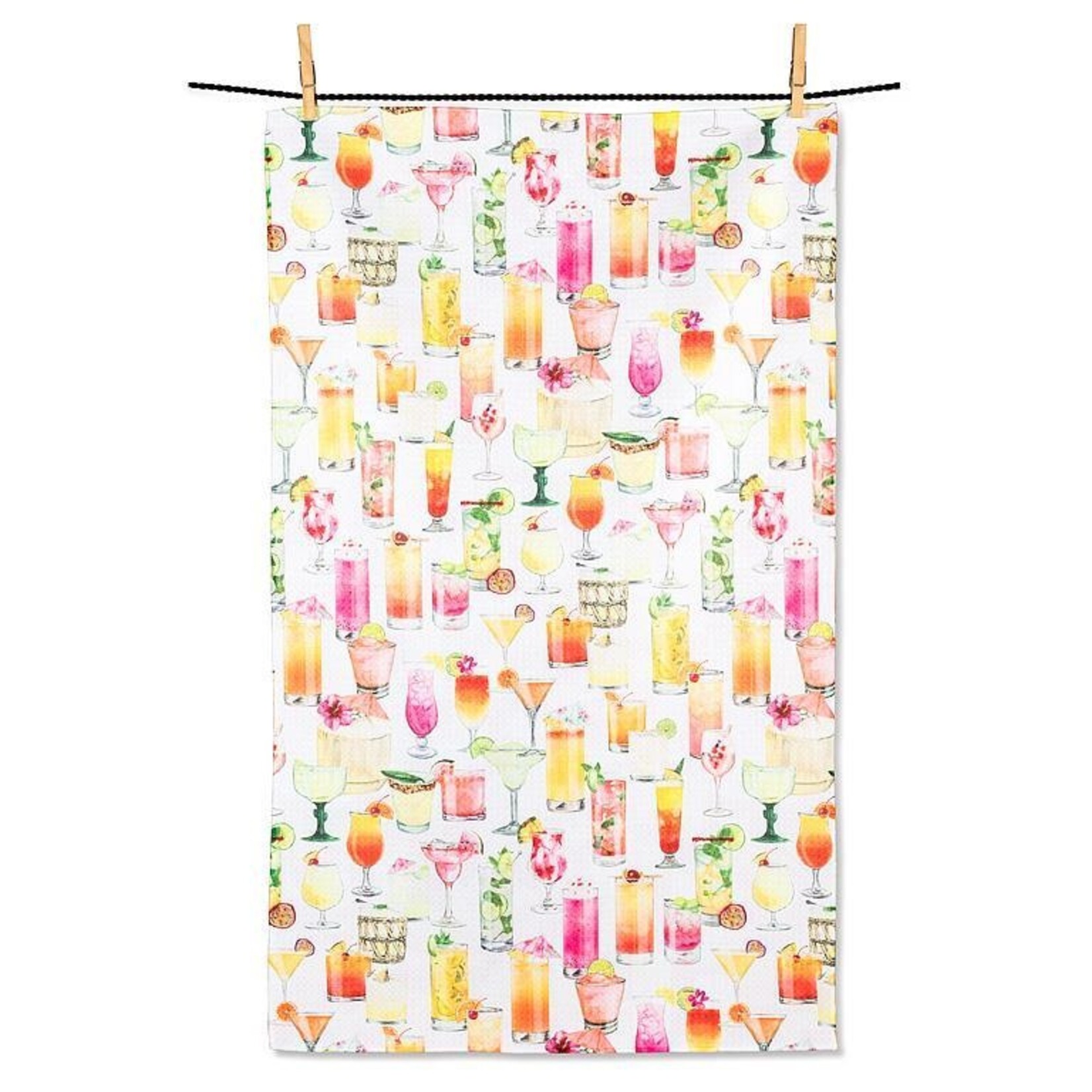 ABBOTT ABBOTT Cocktails Dbl Sided Kitchen Towel