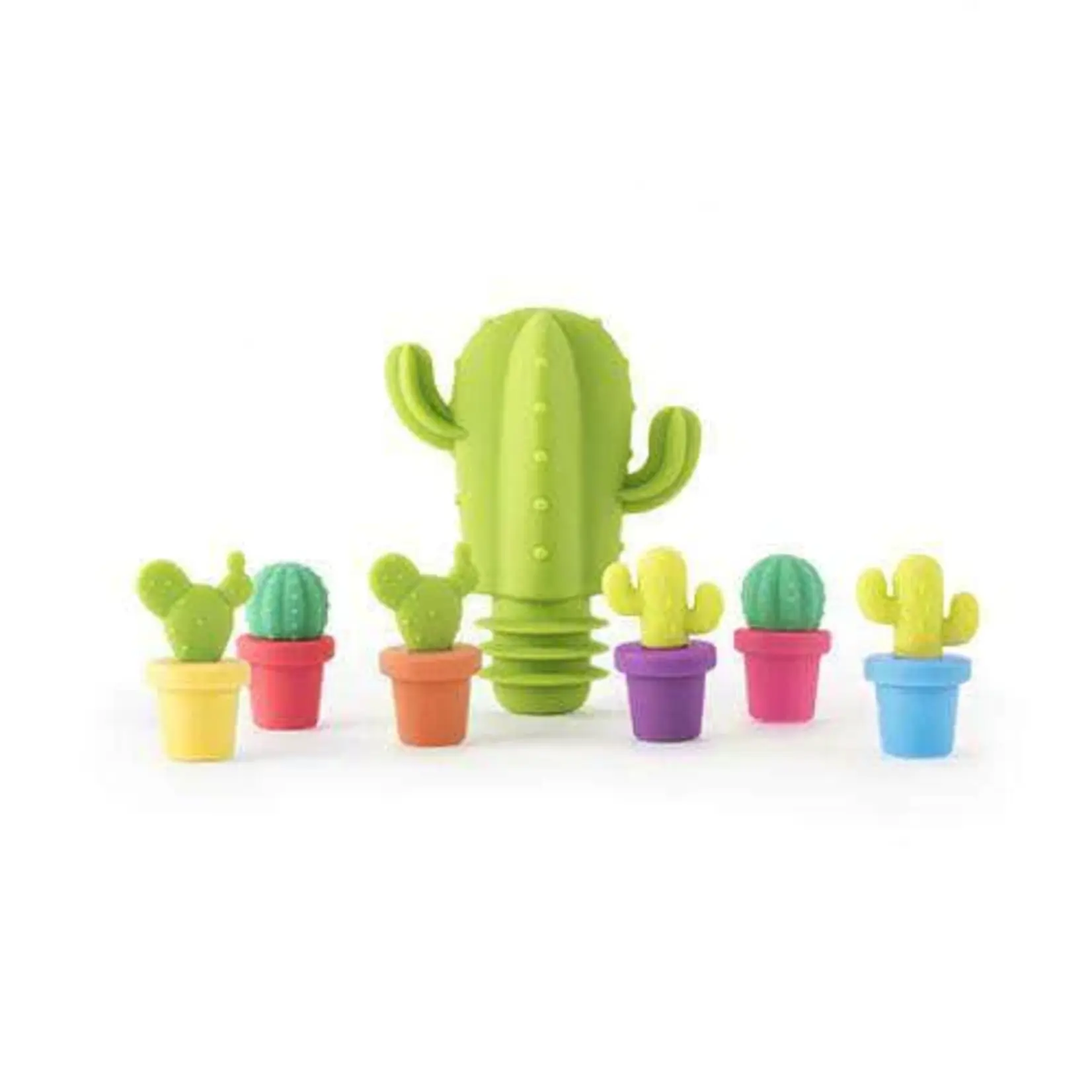 VISKI VISKI Cactus Stoppper and Charm Set S/7