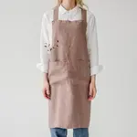 LINEN TALES LINEN TALES Crossback Apron - Ashes of Roses