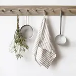 LINEN TALES LINEN TALES Tea Towel - Natural White Stripe