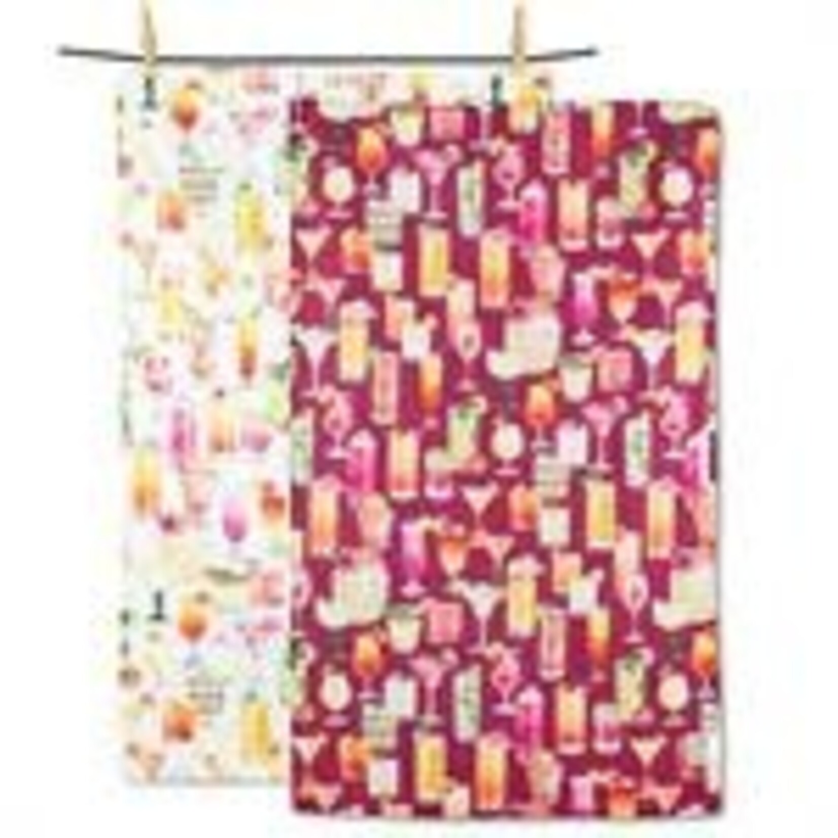 ABBOTT ABBOTT Cocktails Dbl Sided Kitchen Towel