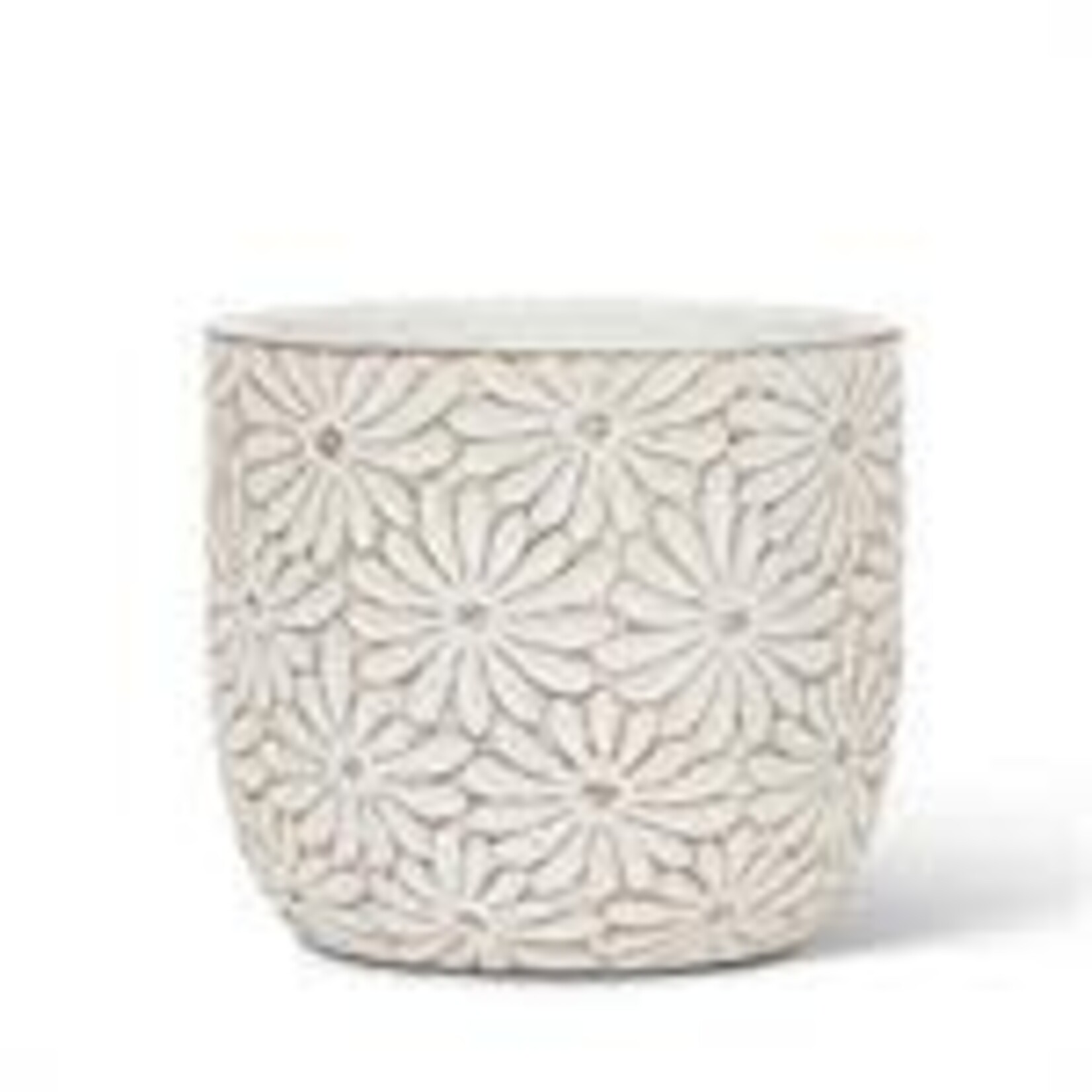 ABBOTT ABBOTT White Daisy Planter - Medium