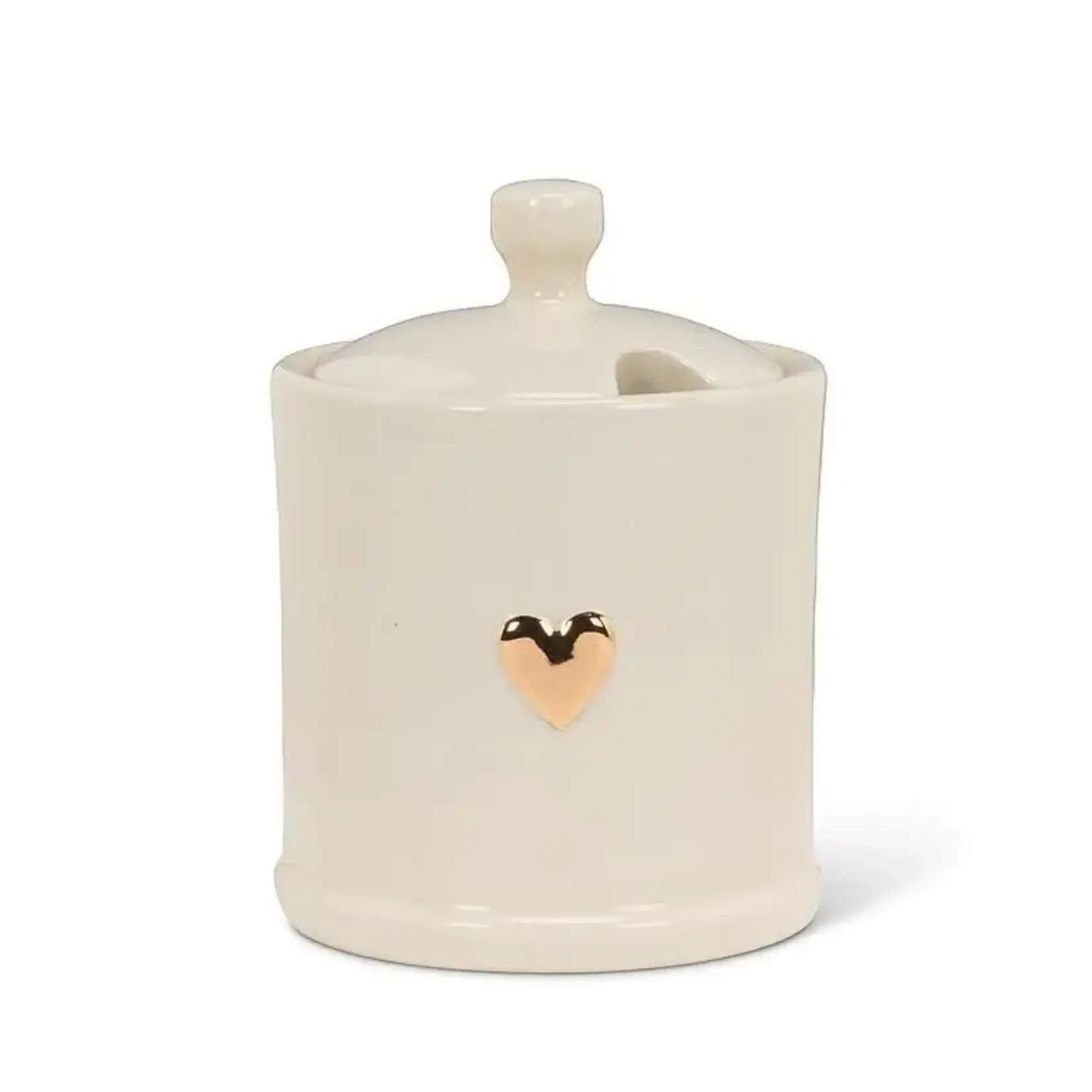 ABBOTT ABBOTT Covered Jam Jar with Heart 7oz