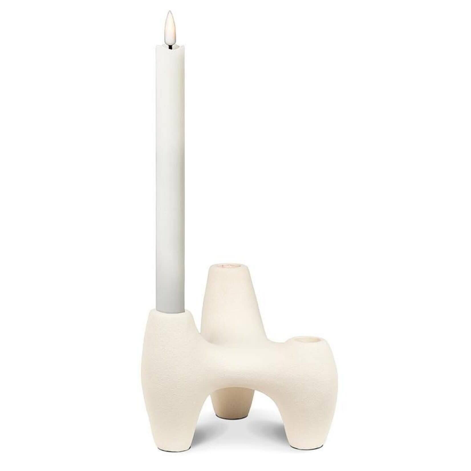 ABBOTT ABBOTT Triple Taper Holder  7"h - White
