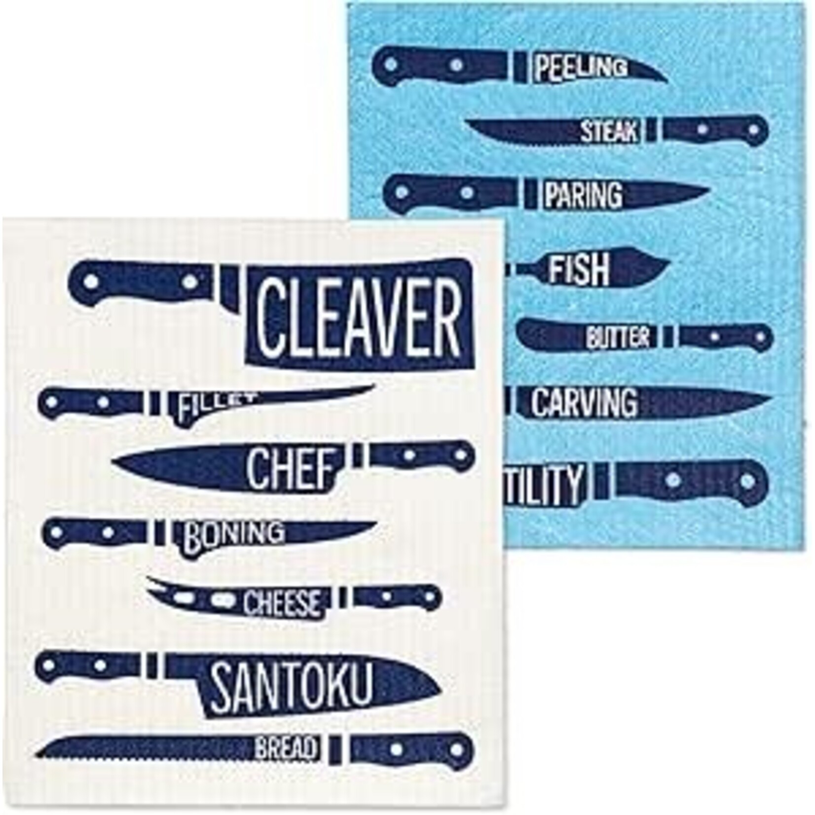 ABBOTT ABBOTT Swedish Dishcloth S/2 - Knives