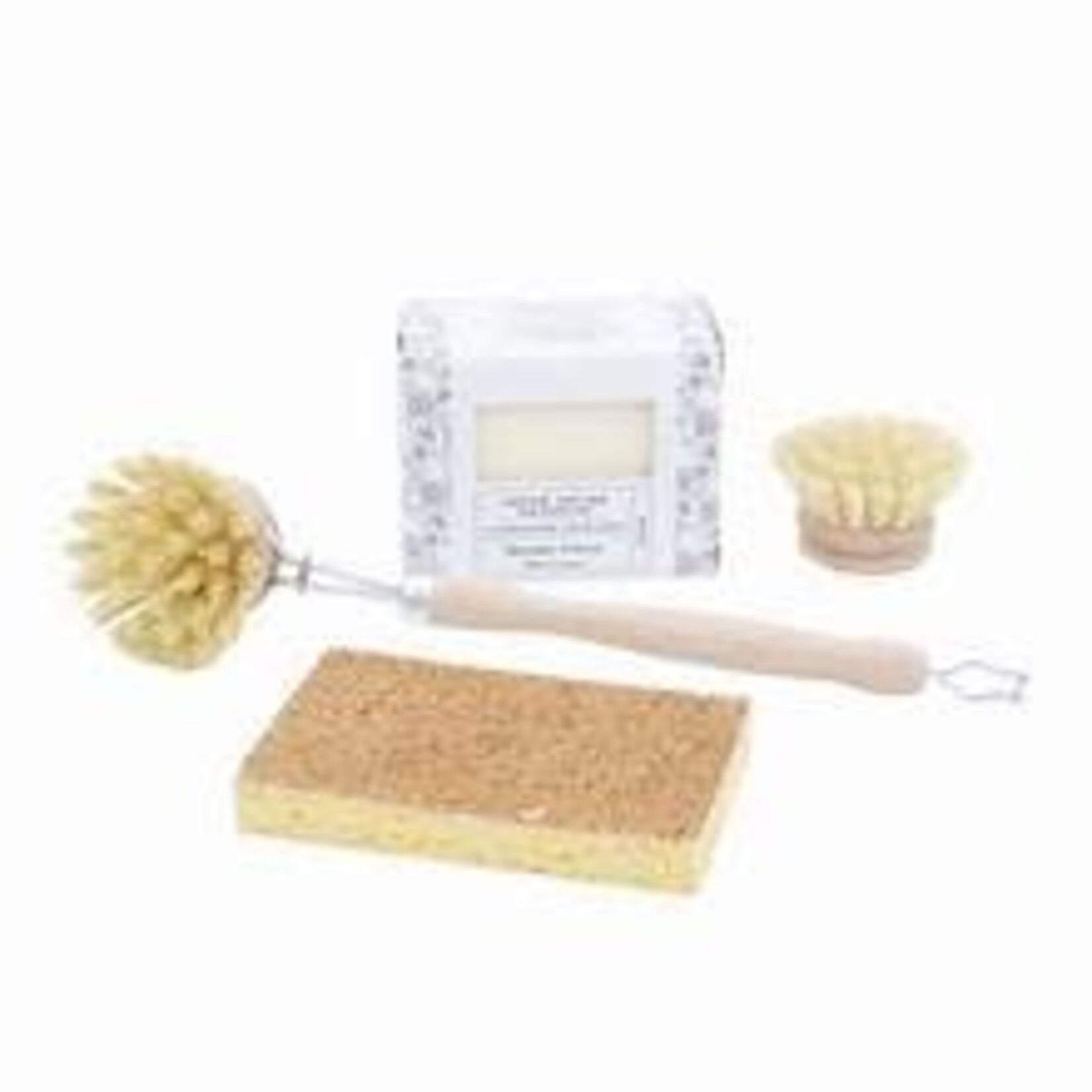 ANDREE JARDIN ANDREE JARDIN Natural Dishwashing 4 PCE Set - Mint Lemon