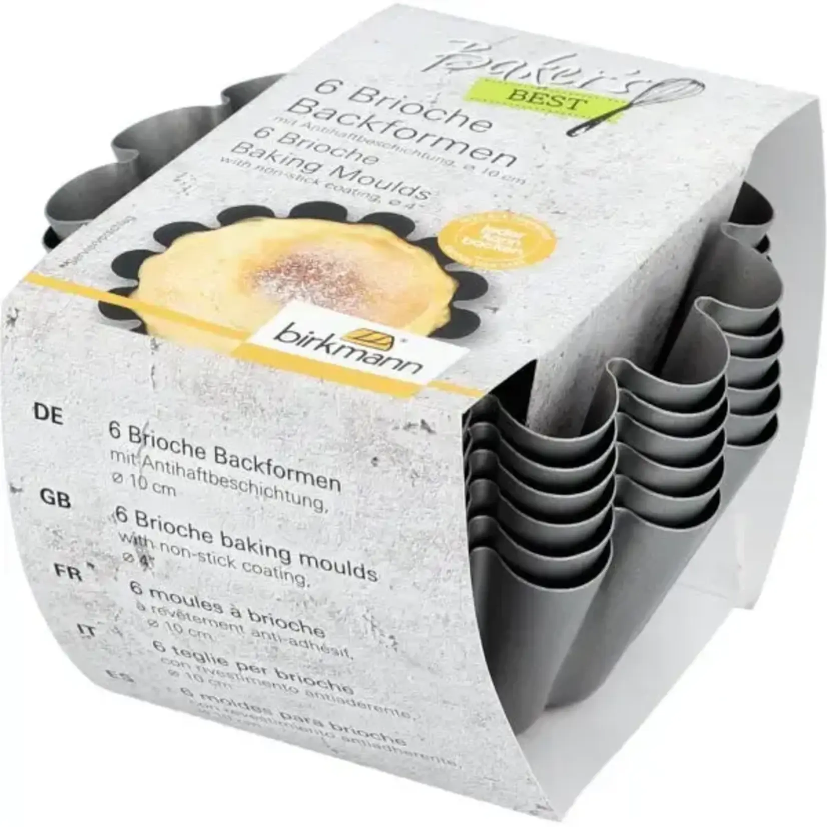 BAKERS BEST BIRKMANN BAKERS BEST Brioche Round 10cm Set/6
