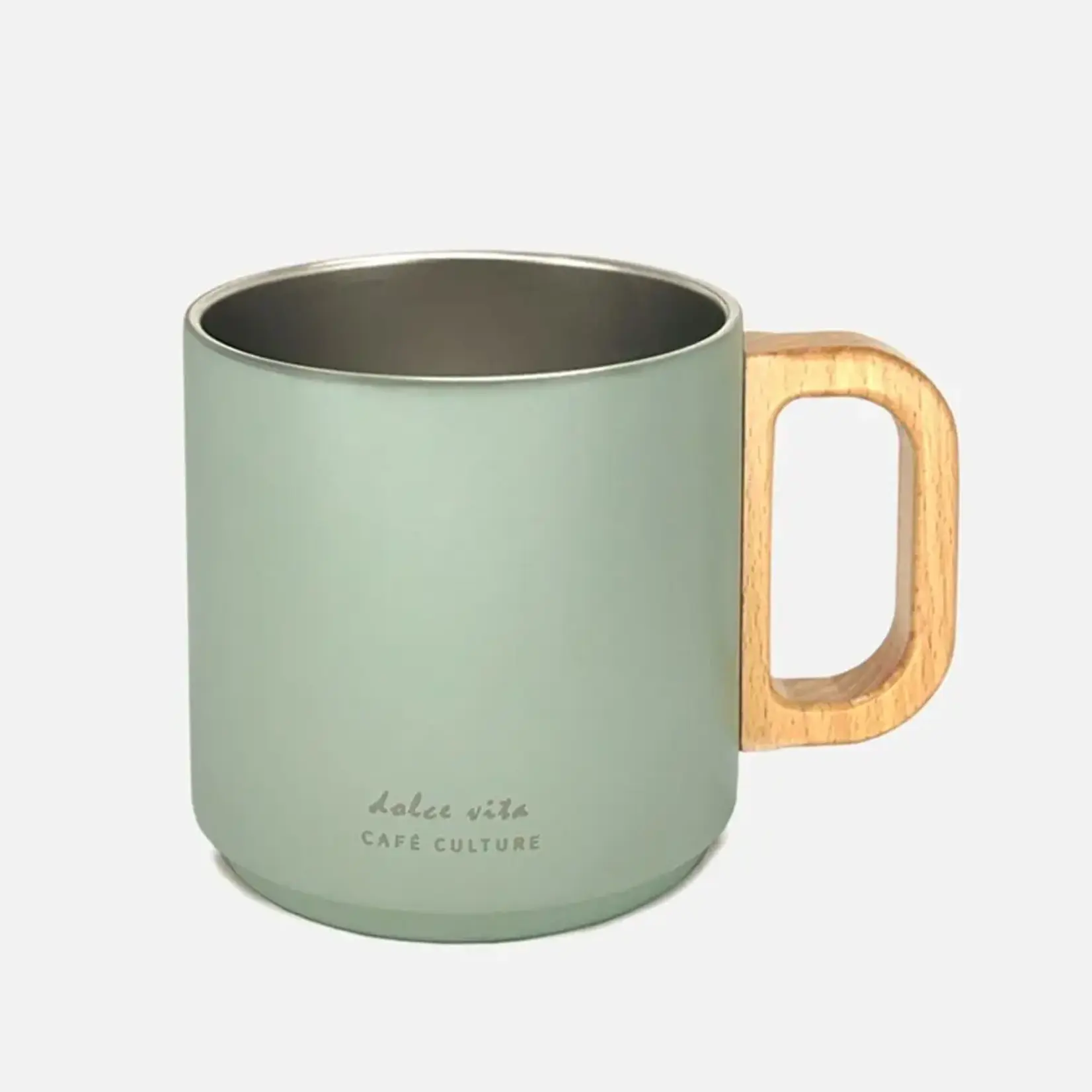 CAFE CULTURE CAFE CULTURE Double Wall Mug 400ml - Sage